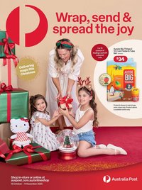 Australia Post catalogue (2025-10-15 - 2025-11-11)