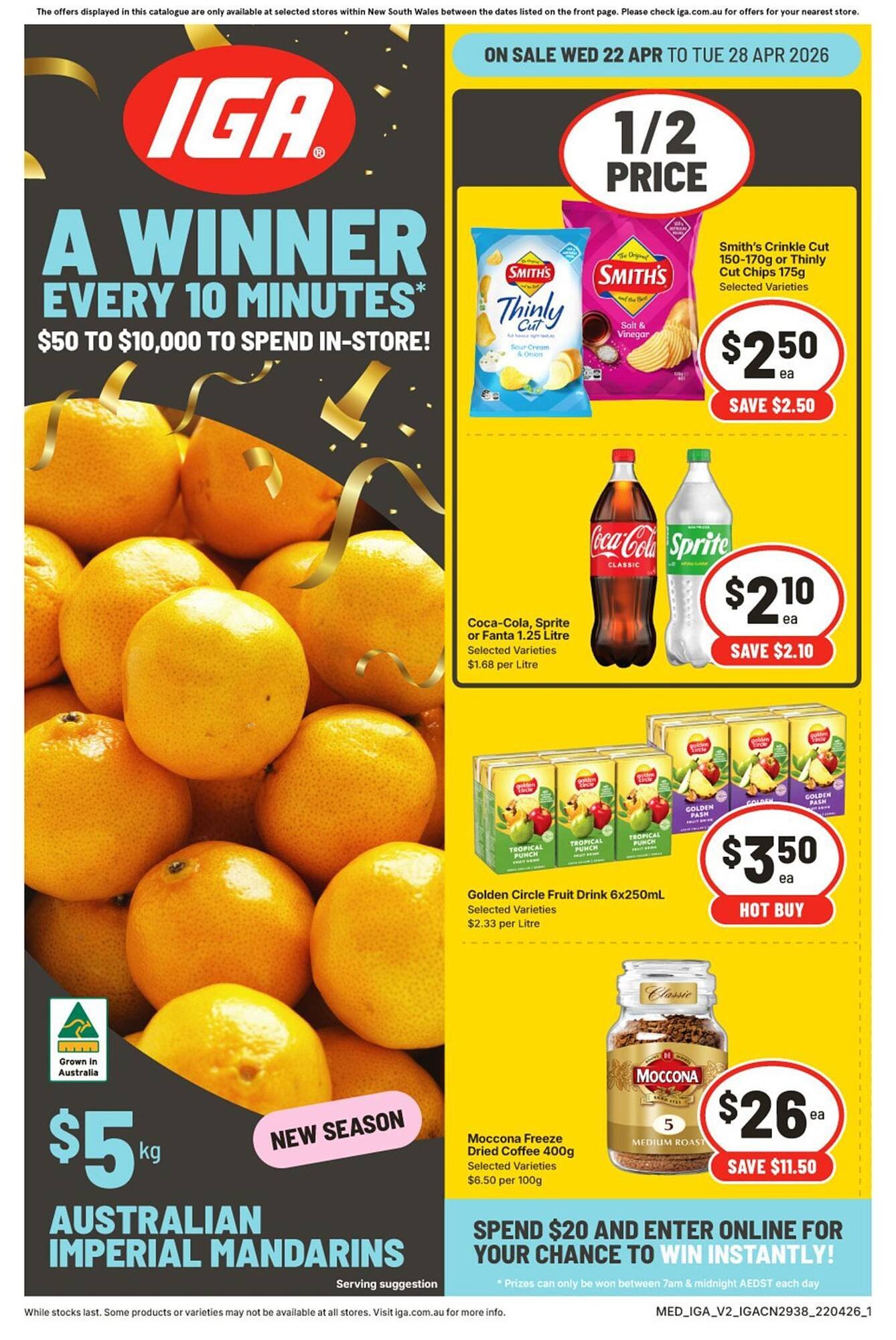 IGA catalogue (2026-04-22 - 2026-04-28) | 1