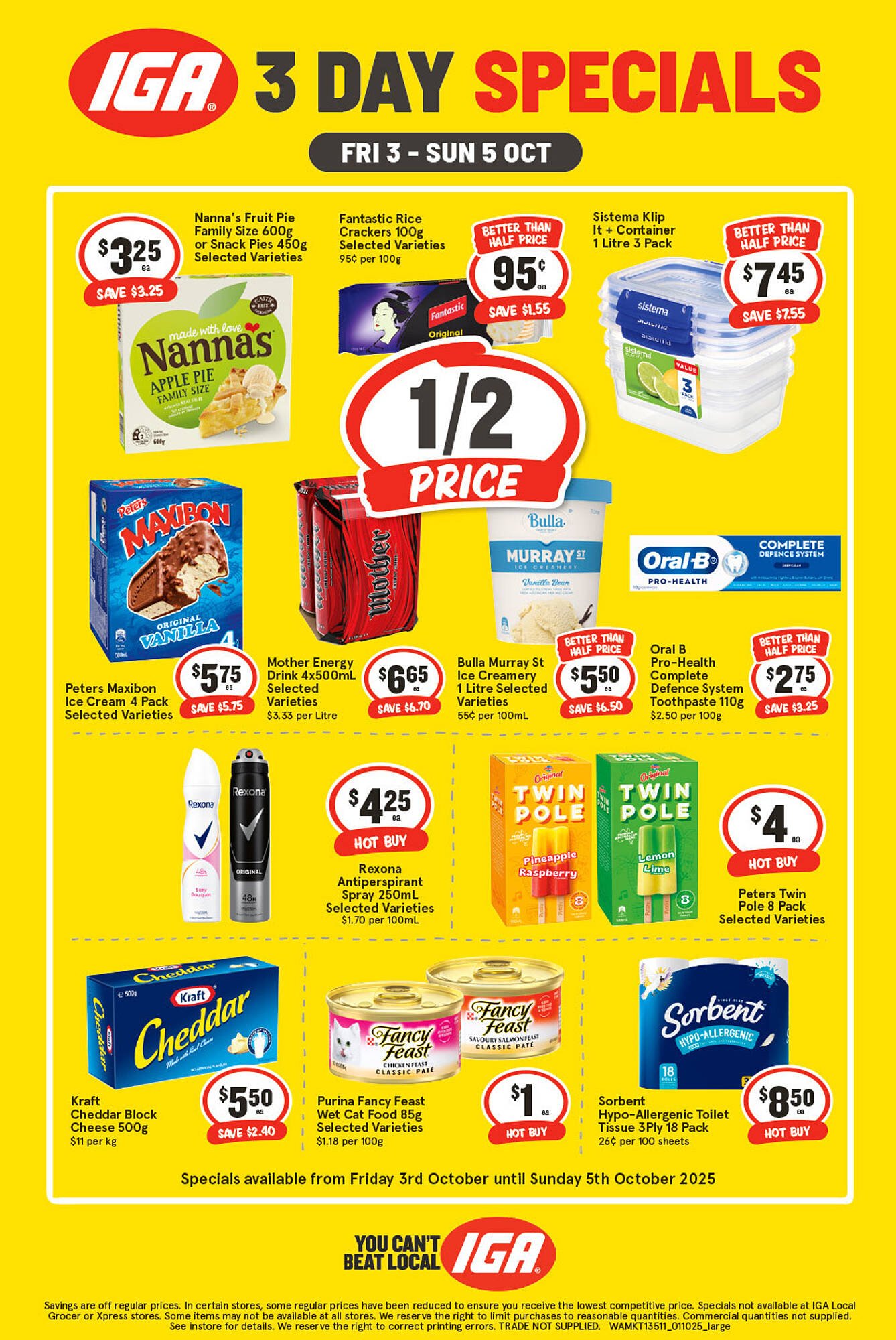IGA catalogue (2025-10-03 - 2025-10-05) | 1