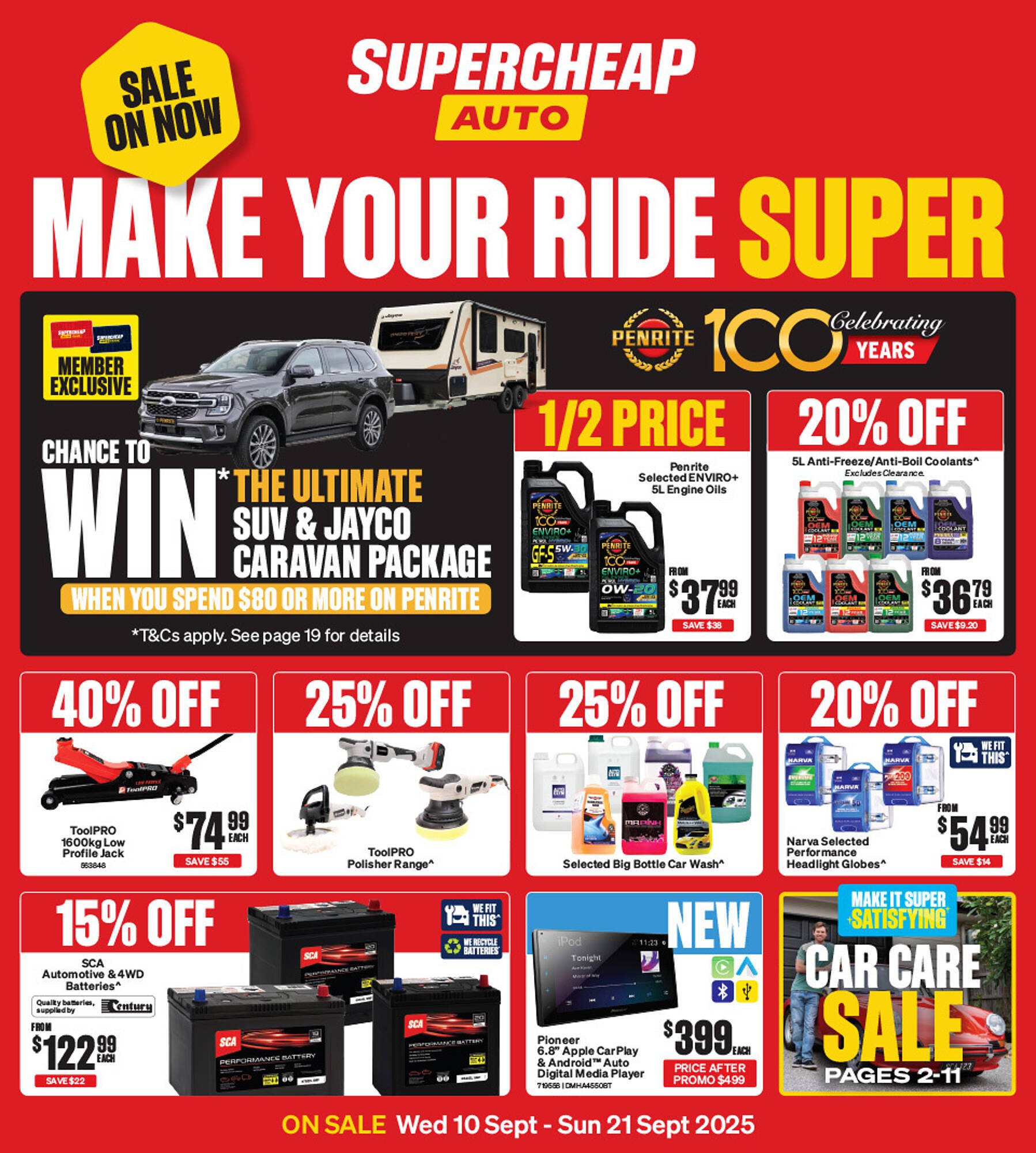 SuperCheap Auto catalogue (2025-09-10 - 2025-09-21) | 1