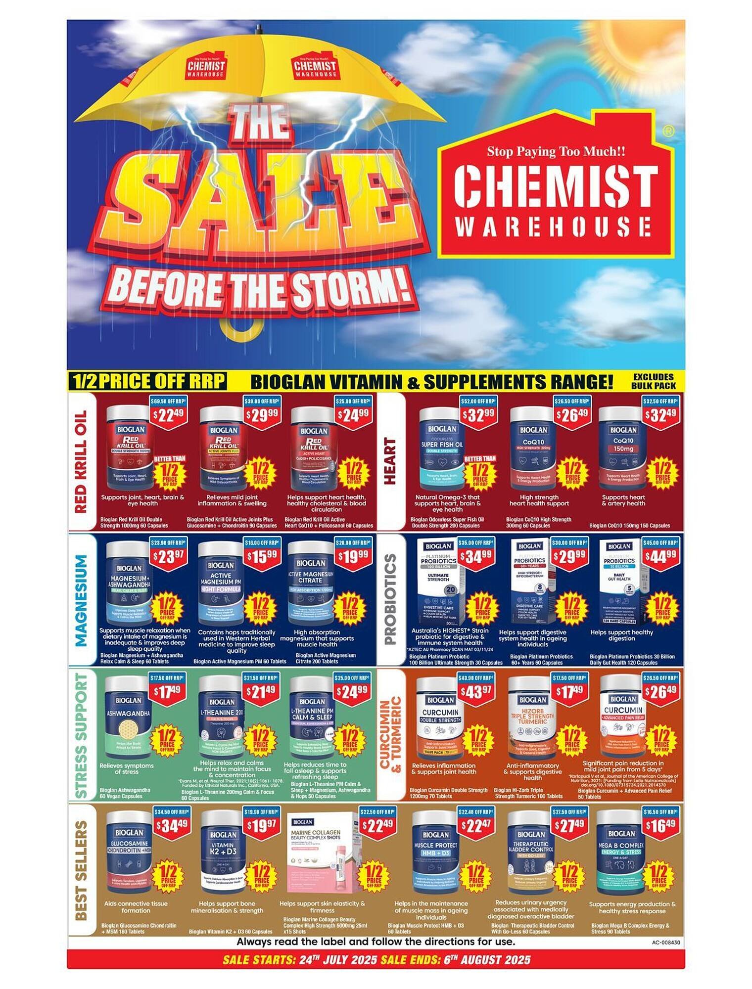 Chemist Warehouse catalogue (2025-07-24 - 2025-08-06) | 1