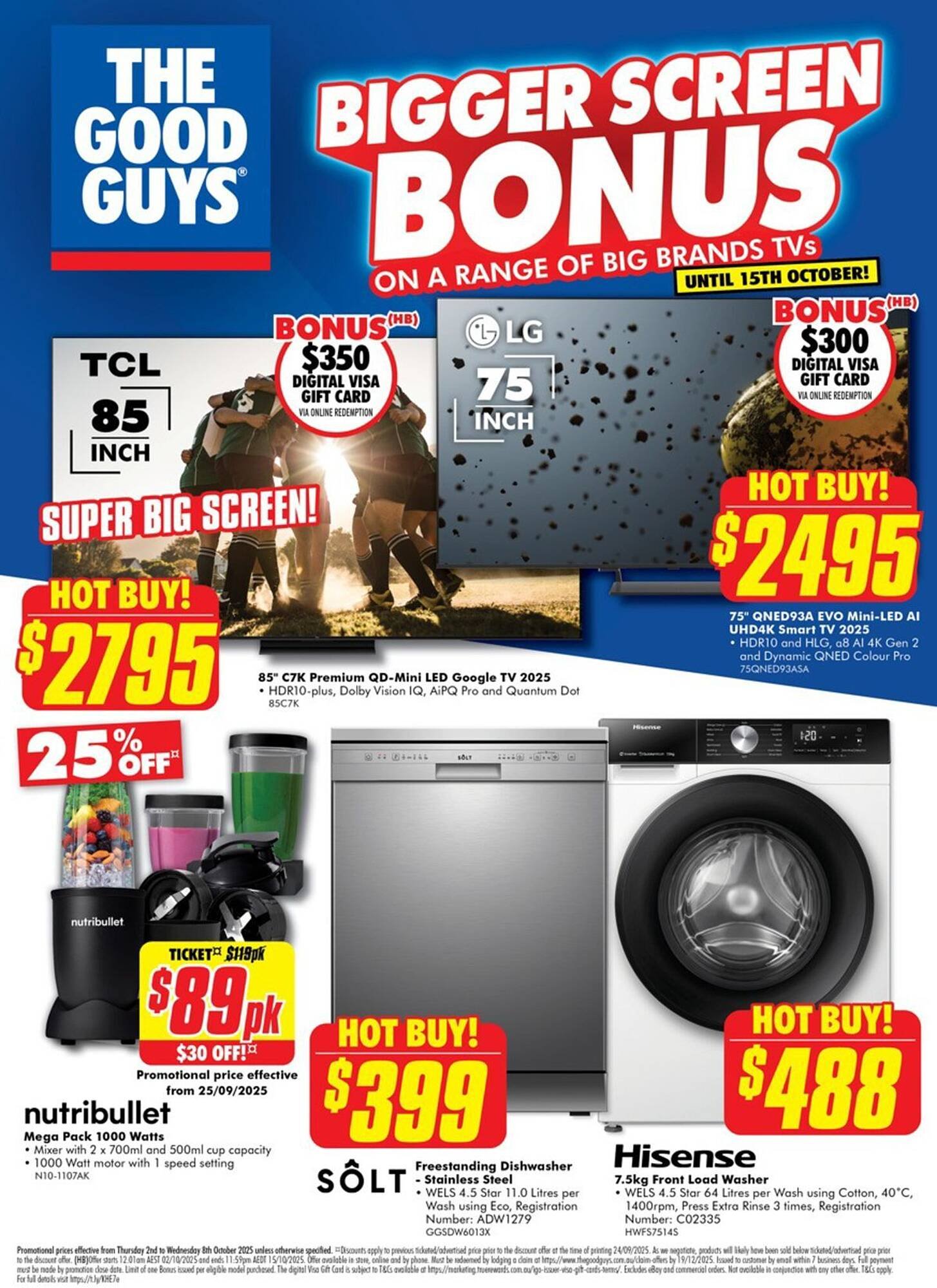 The Good Guys catalogue (2025-10-02 - 2025-10-08) | 1