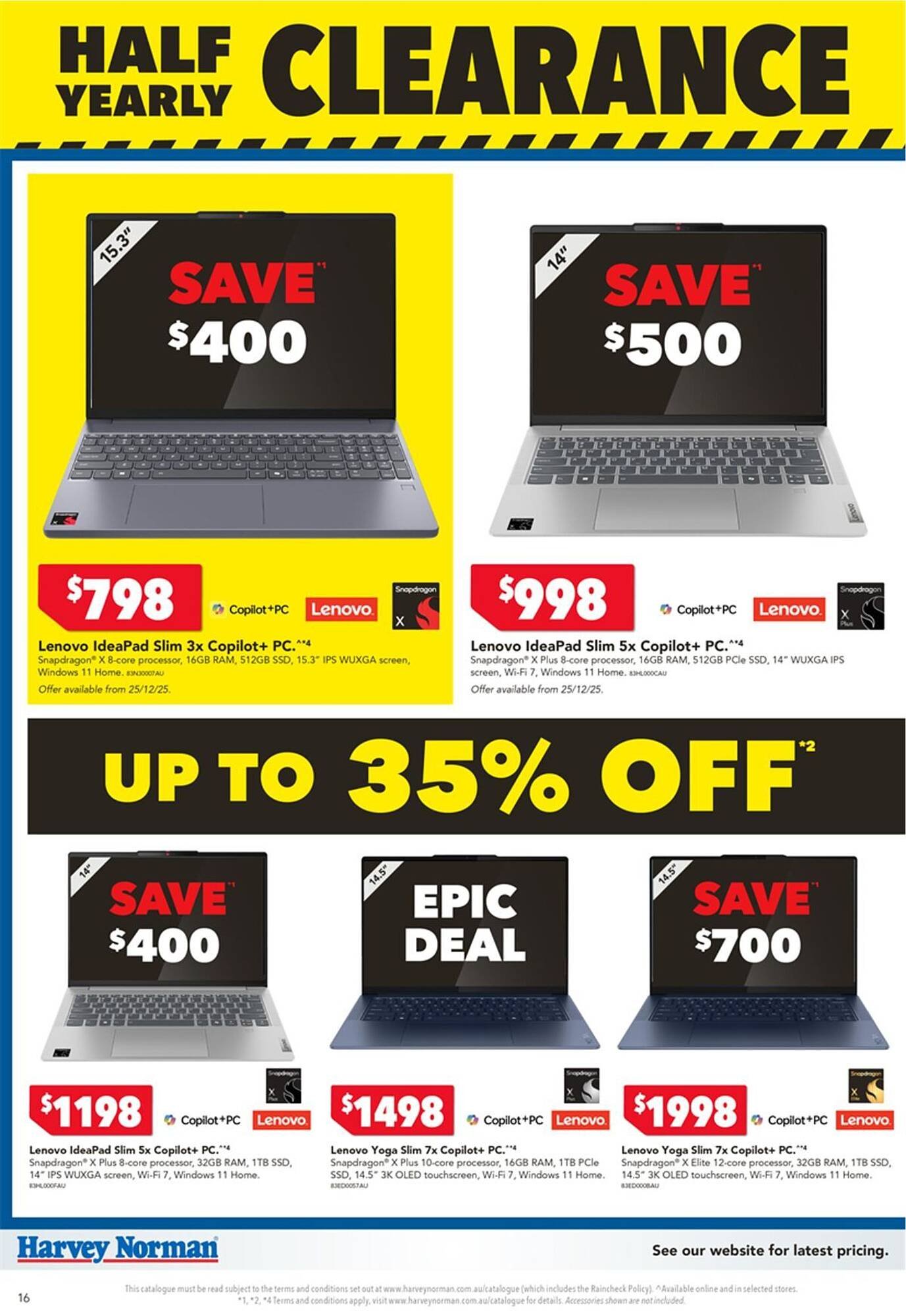 Harvey Norman catalogue (2025-12-24 - 2026-01-01) | 16