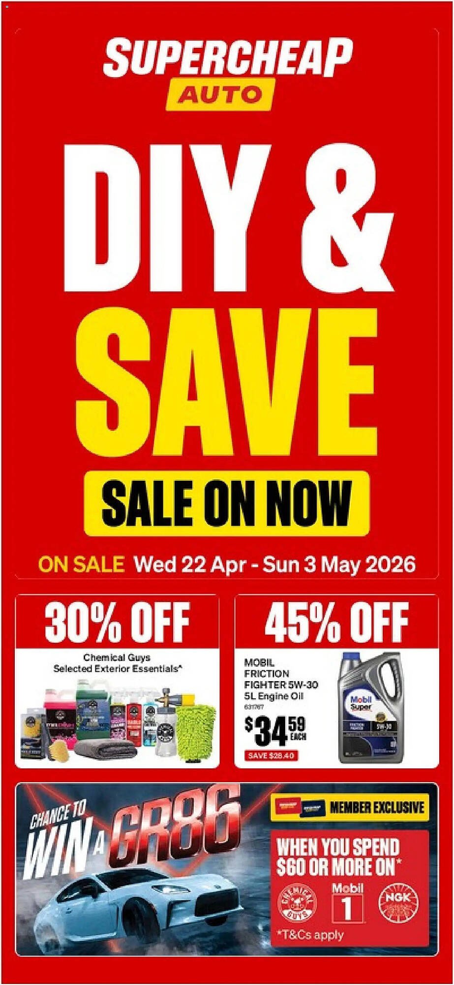SuperCheap Auto catalogue (2026-04-22 - 2026-05-03) | 1
