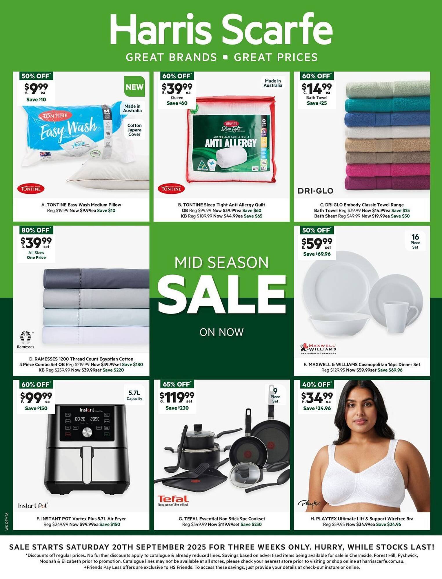 Harris Scarfe catalogue (2025-09-22 - 2025-10-11) | 1