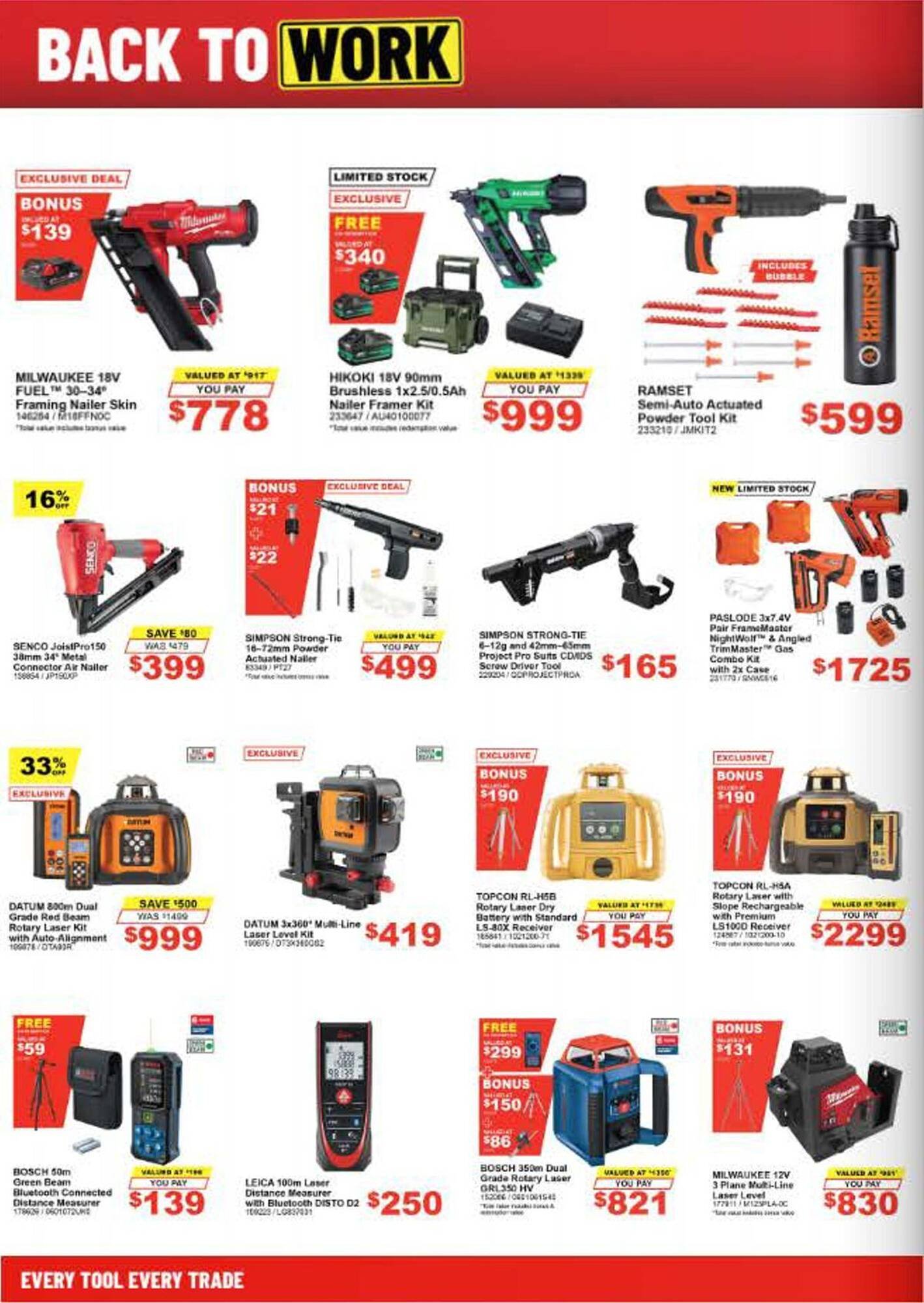 Total Tools catalogue (2026-01-27 - 2026-03-01) | 12
