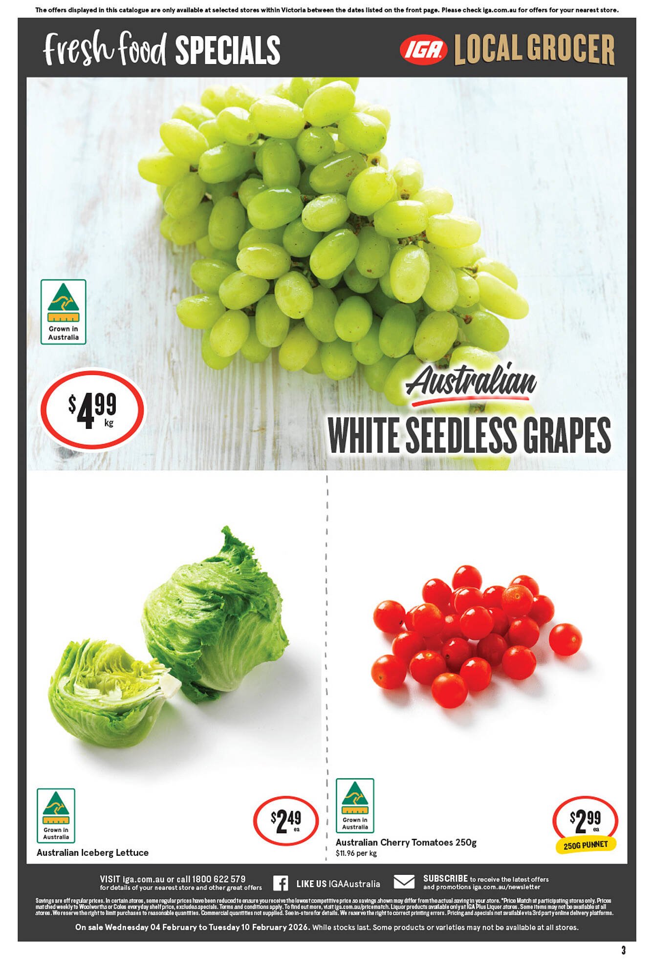 IGA catalogue (2026-02-04 - 2026-02-10)