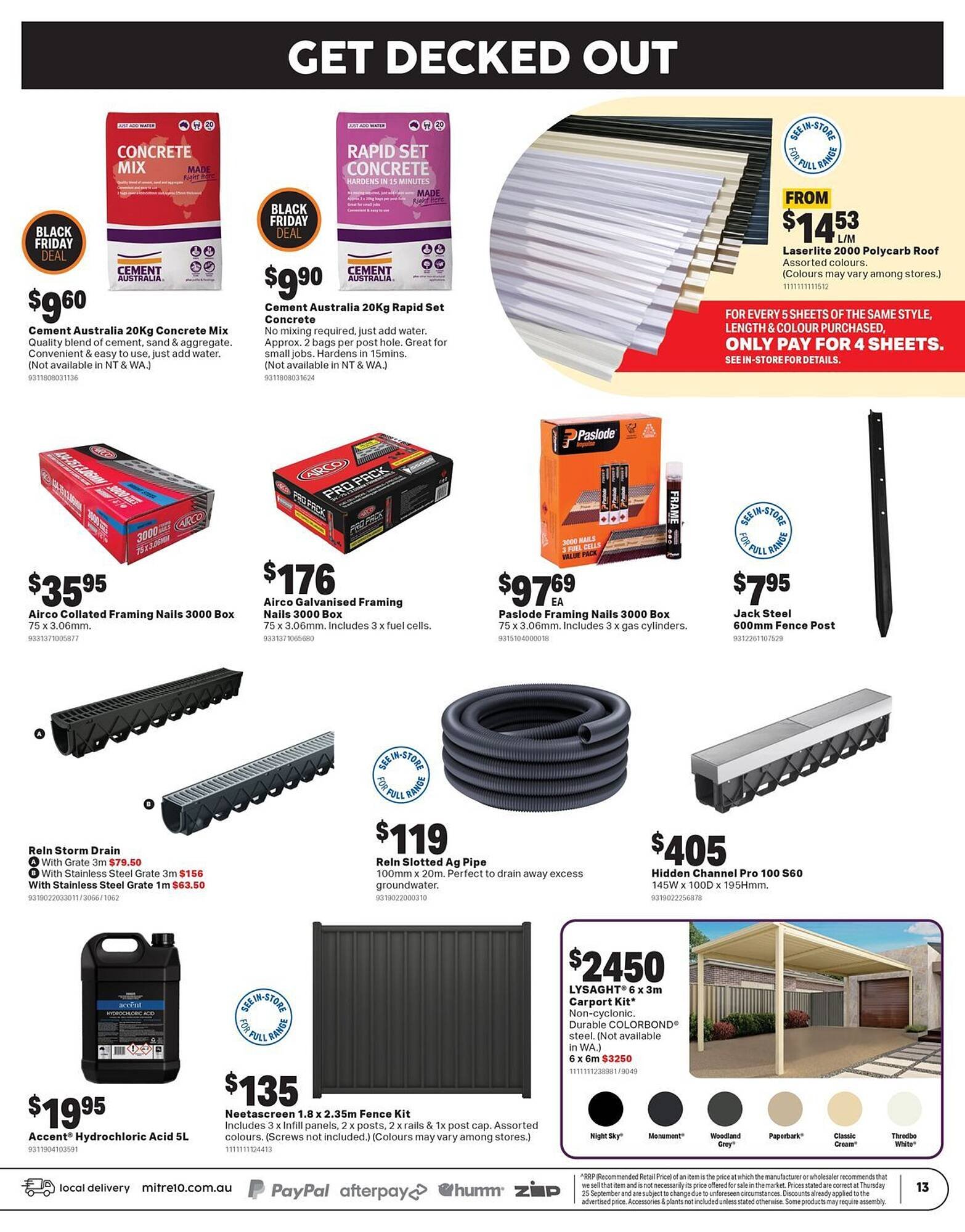 Mitre 10 catalogue (2025-11-05 - 2025-11-30) | 13