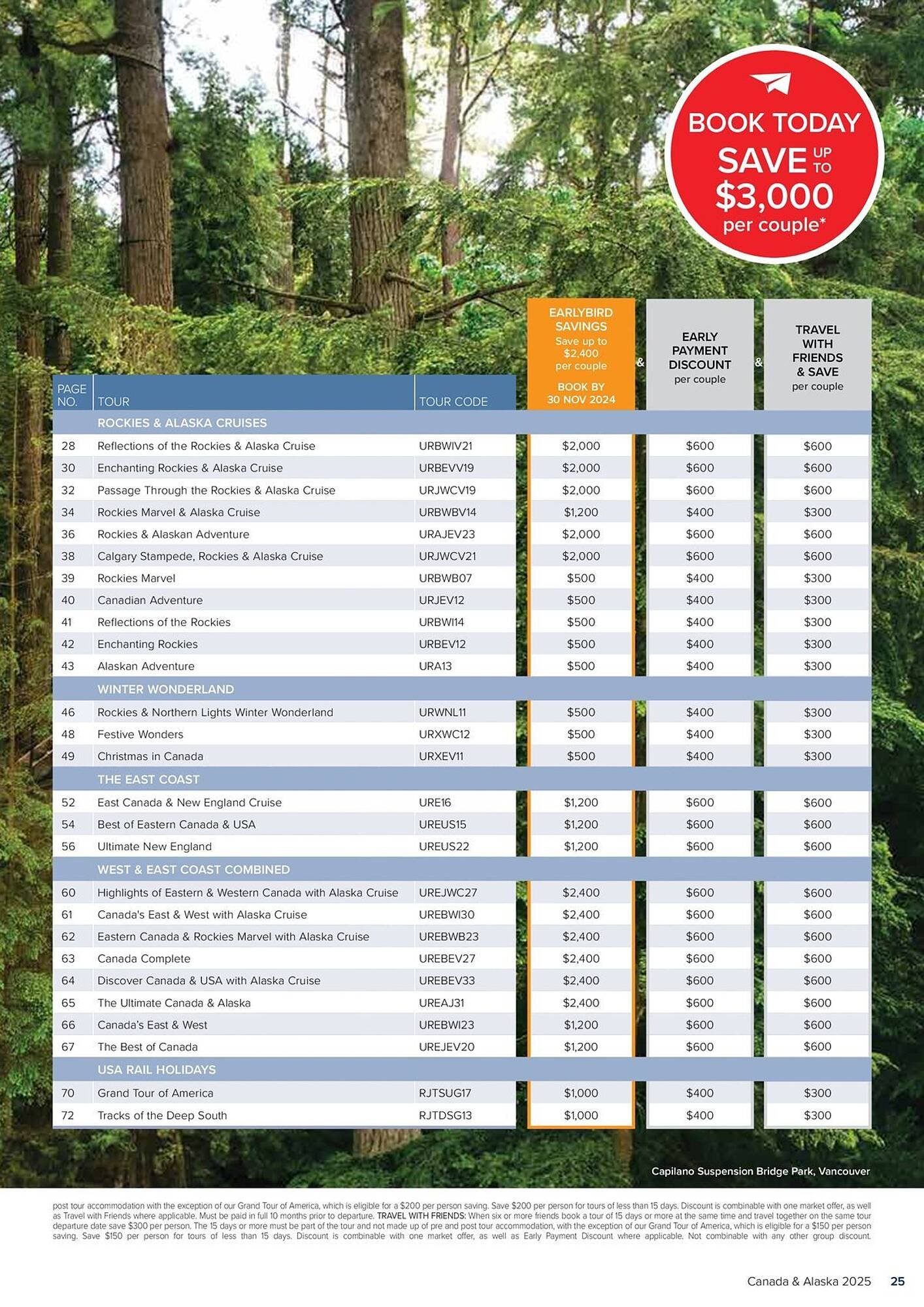 Flight Centre catalogue (2025-01-14 - 2025-12-31)