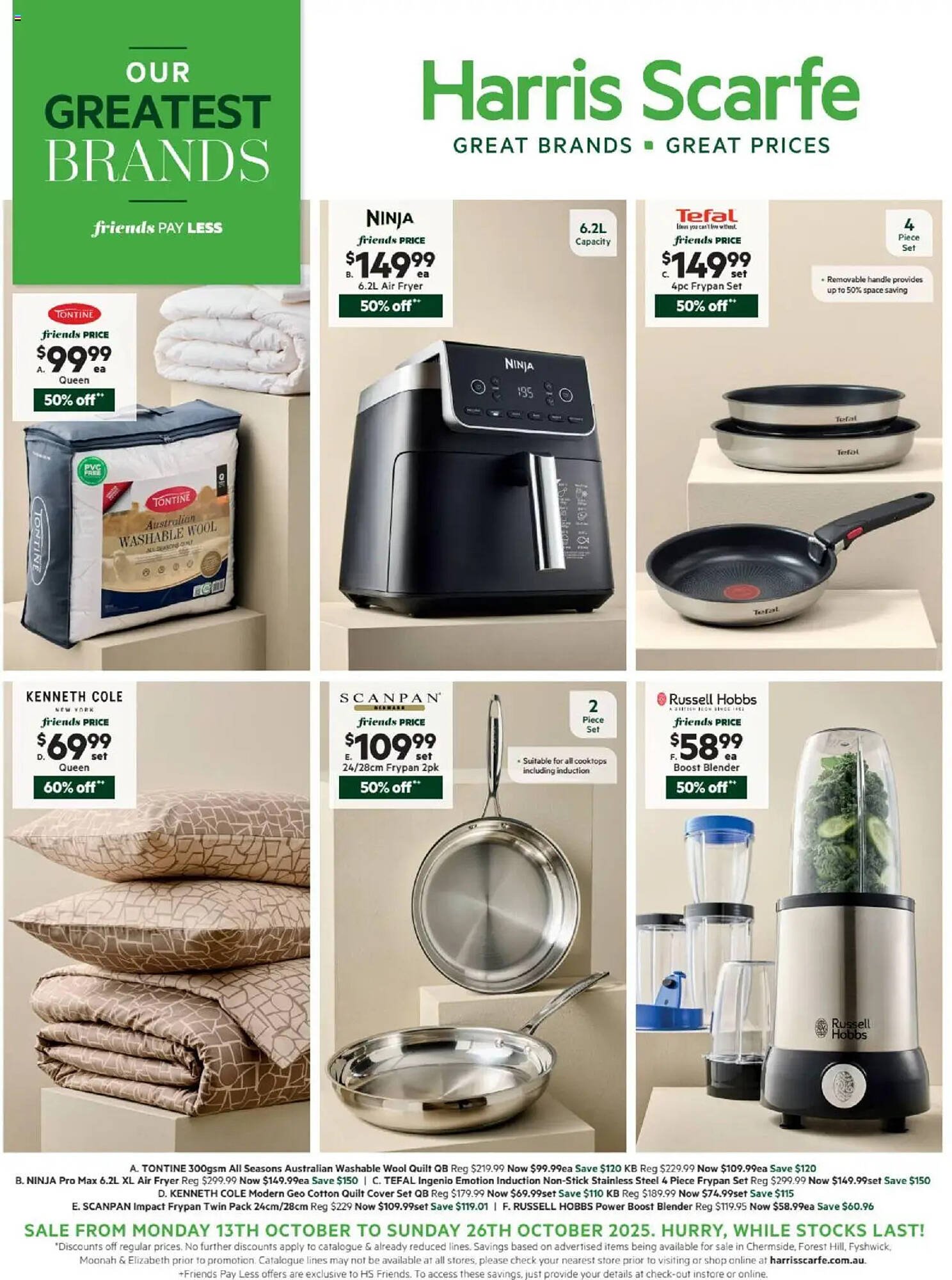 Harris Scarfe catalogue (2025-10-13 - 2025-10-26) | 1