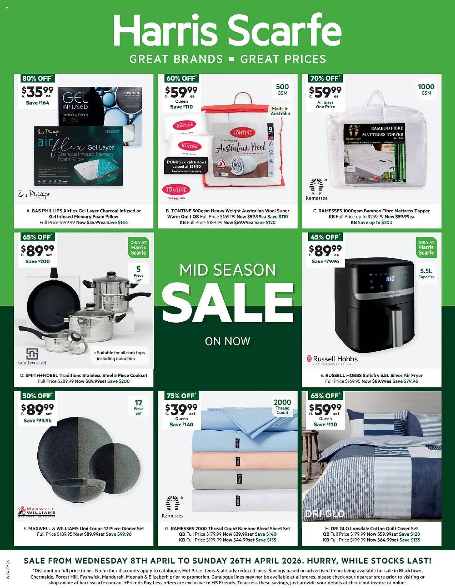 Harris Scarfe catalogue (2026-04-06 - 2026-04-26) | 1