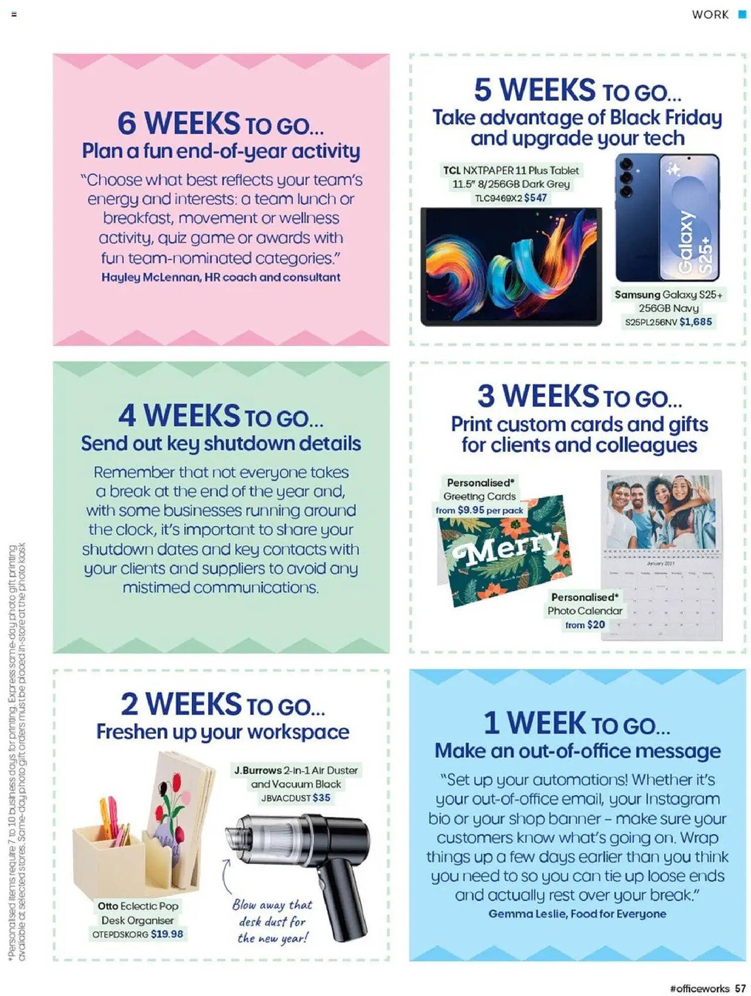 Officeworks catalogue (2025-10-12 - 2026-01-30) | 57