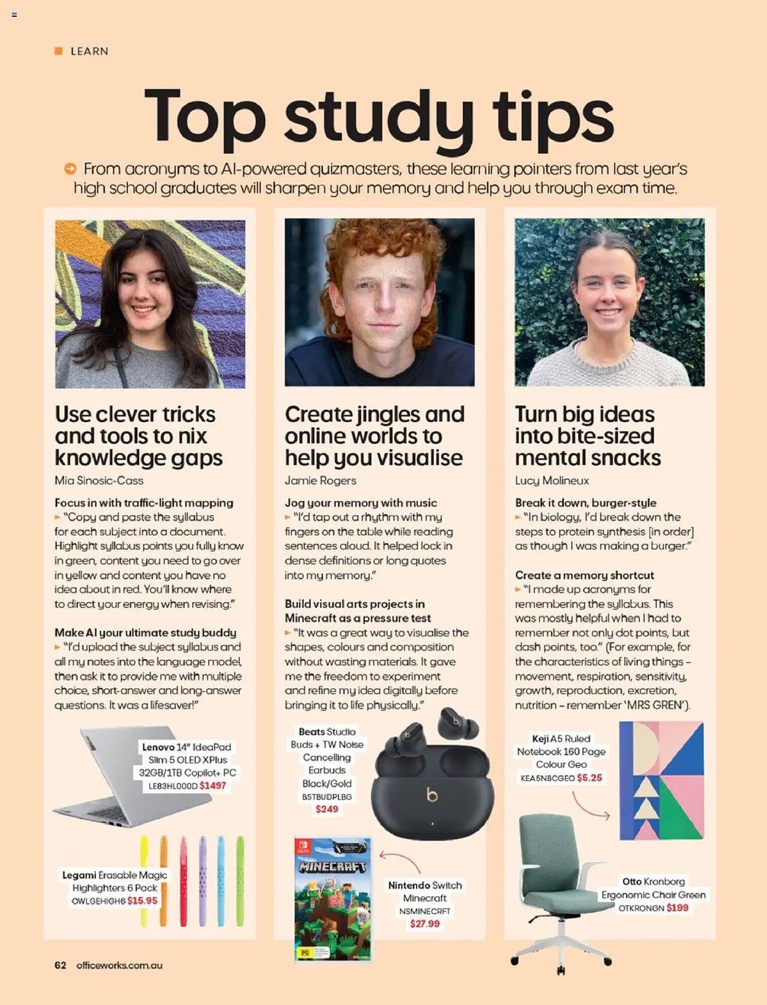 Officeworks catalogue (2025-10-12 - 2026-01-30) | 62