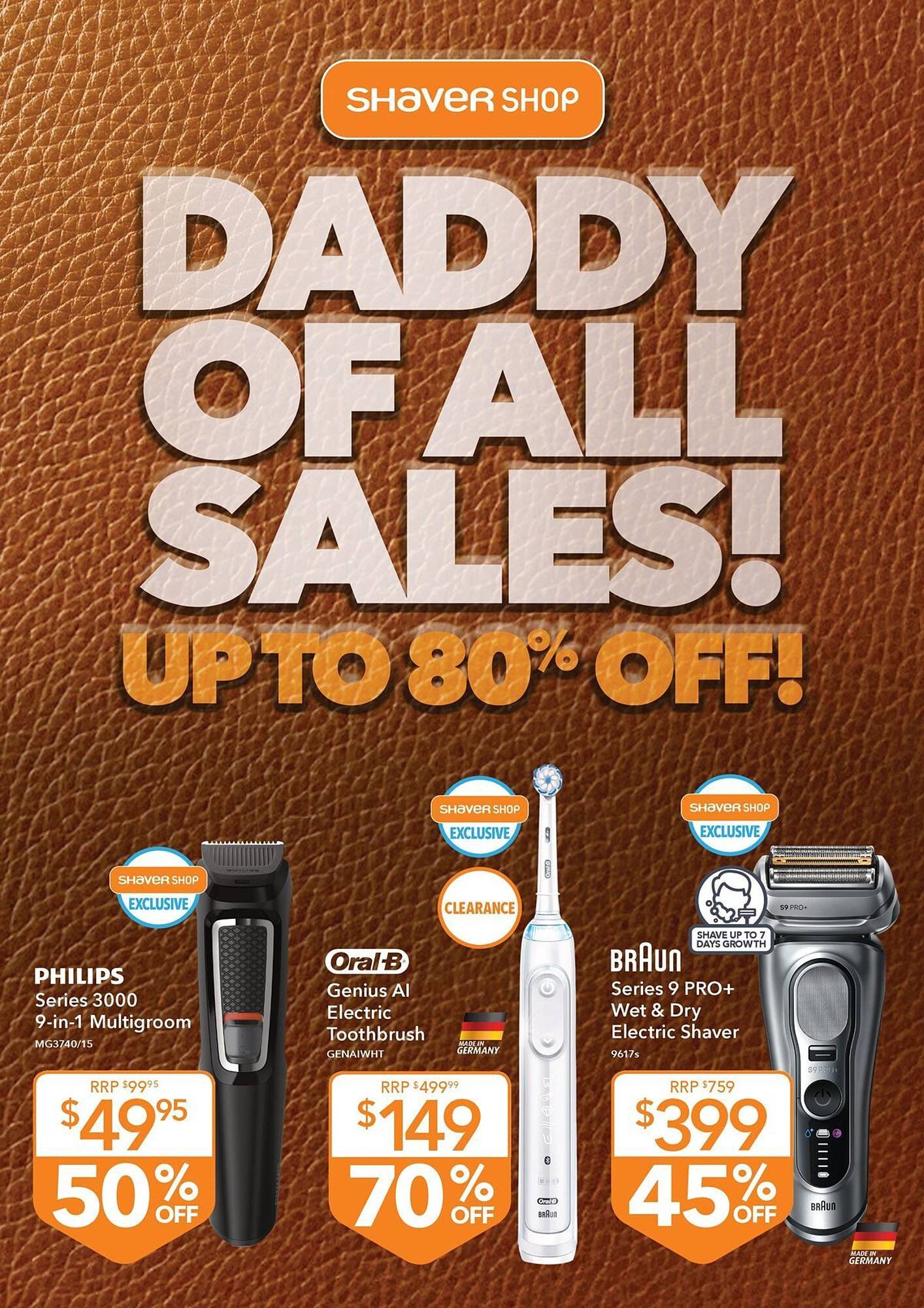 Shaver Shop catalogue (2025-08-13 - 2025-09-09) | 1