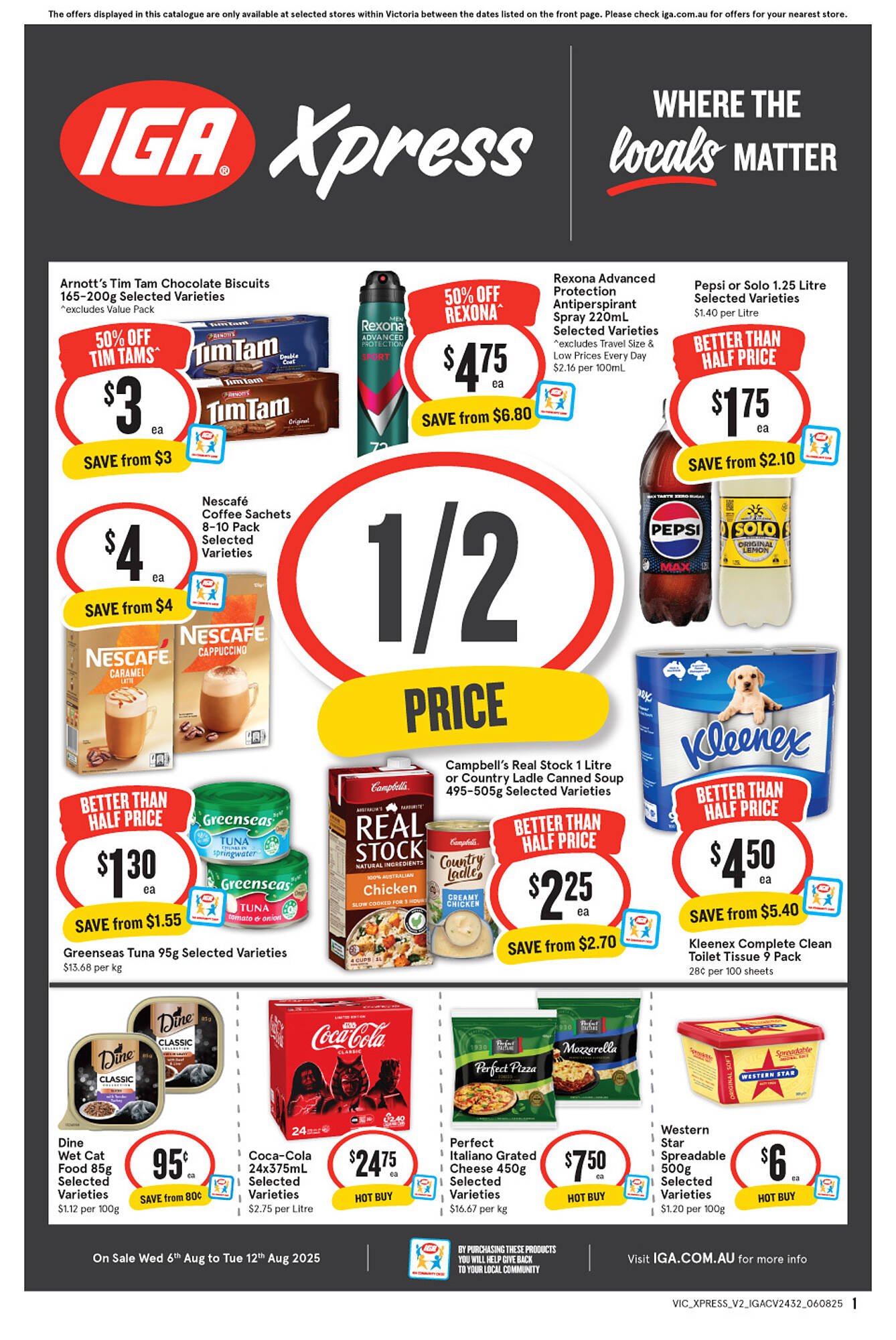 IGA catalogue (2025-08-06 - 2025-08-12) | 1