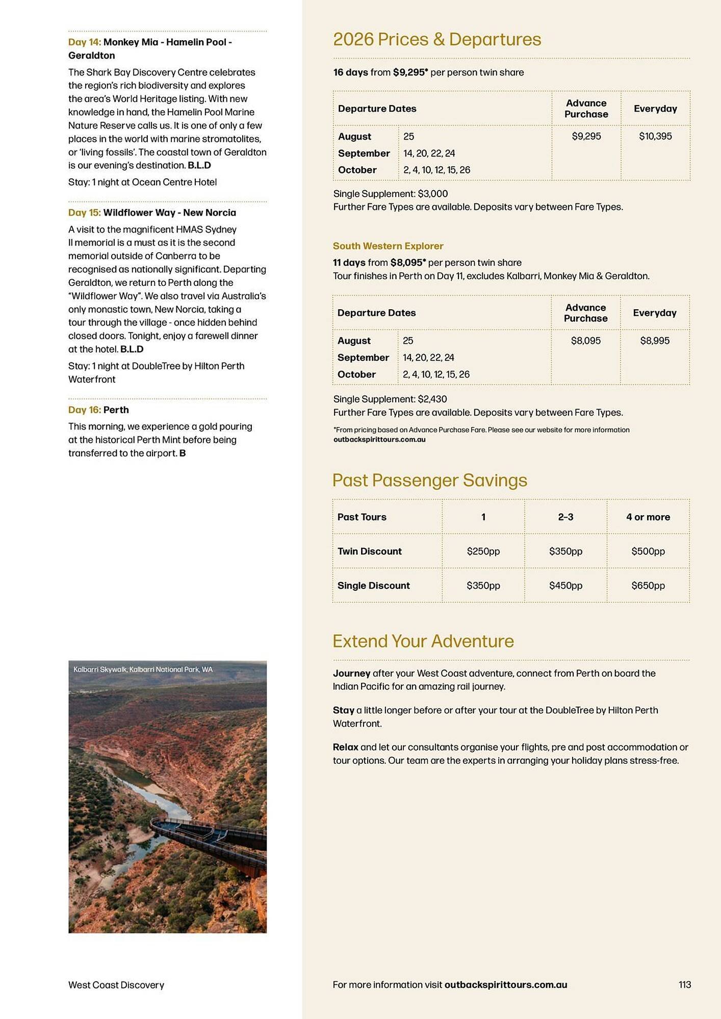 Flight Centre catalogue (2026-01-01 - 2026-12-31)