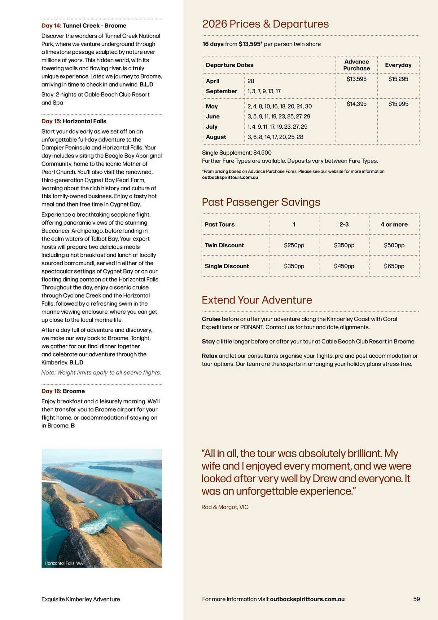 Flight Centre catalogue (2026-01-01 - 2026-12-31)