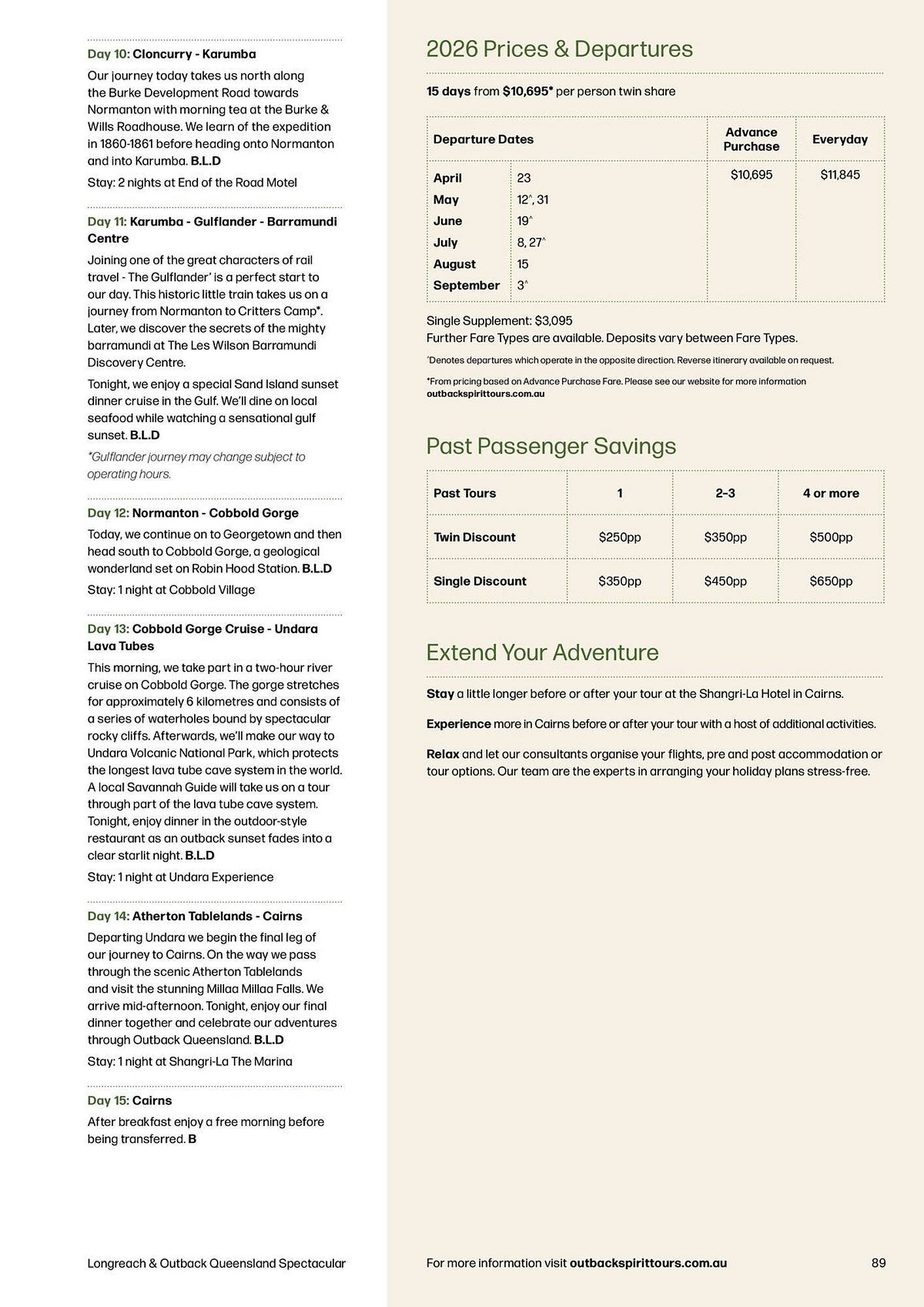 Flight Centre catalogue (2026-01-01 - 2026-12-31)