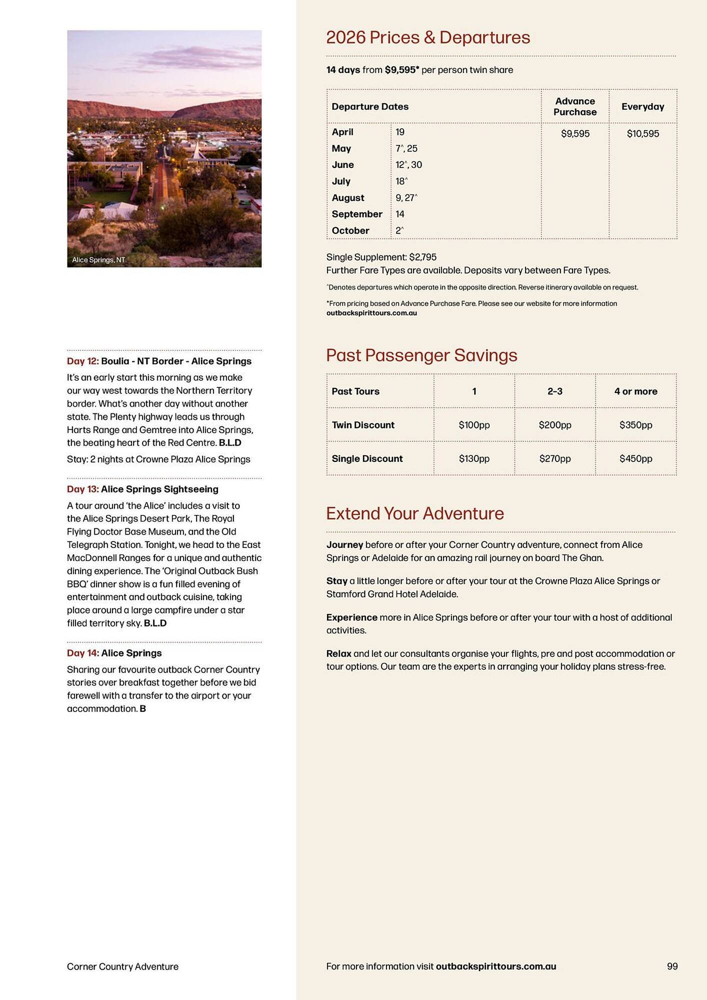 Flight Centre catalogue (2026-01-01 - 2026-12-31)