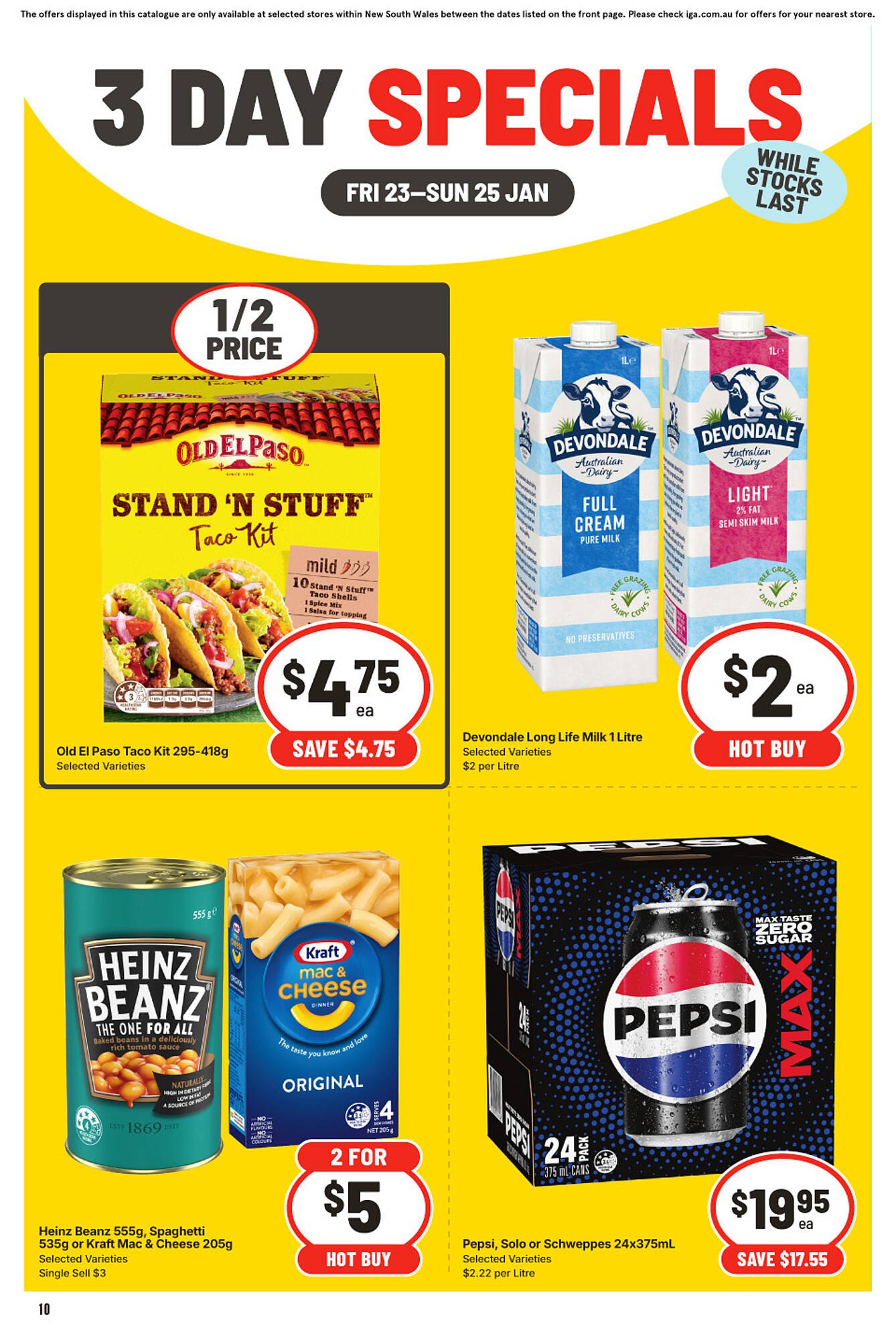 IGA catalogue (2026-01-23 - 2026-01-25) | 2