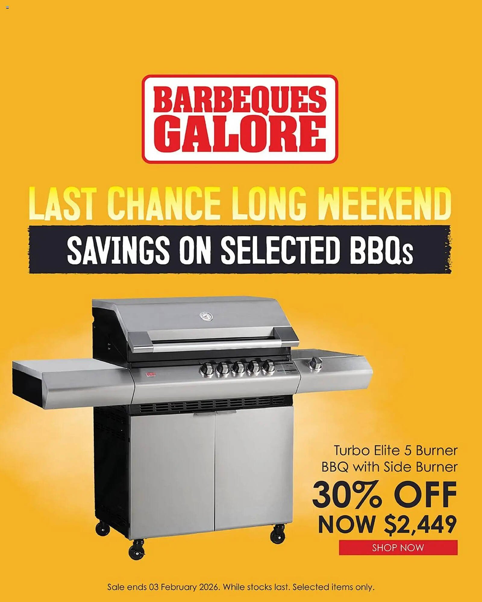 Barbeques Galore catalogue (2026-01-28 - 2026-02-03) | 2