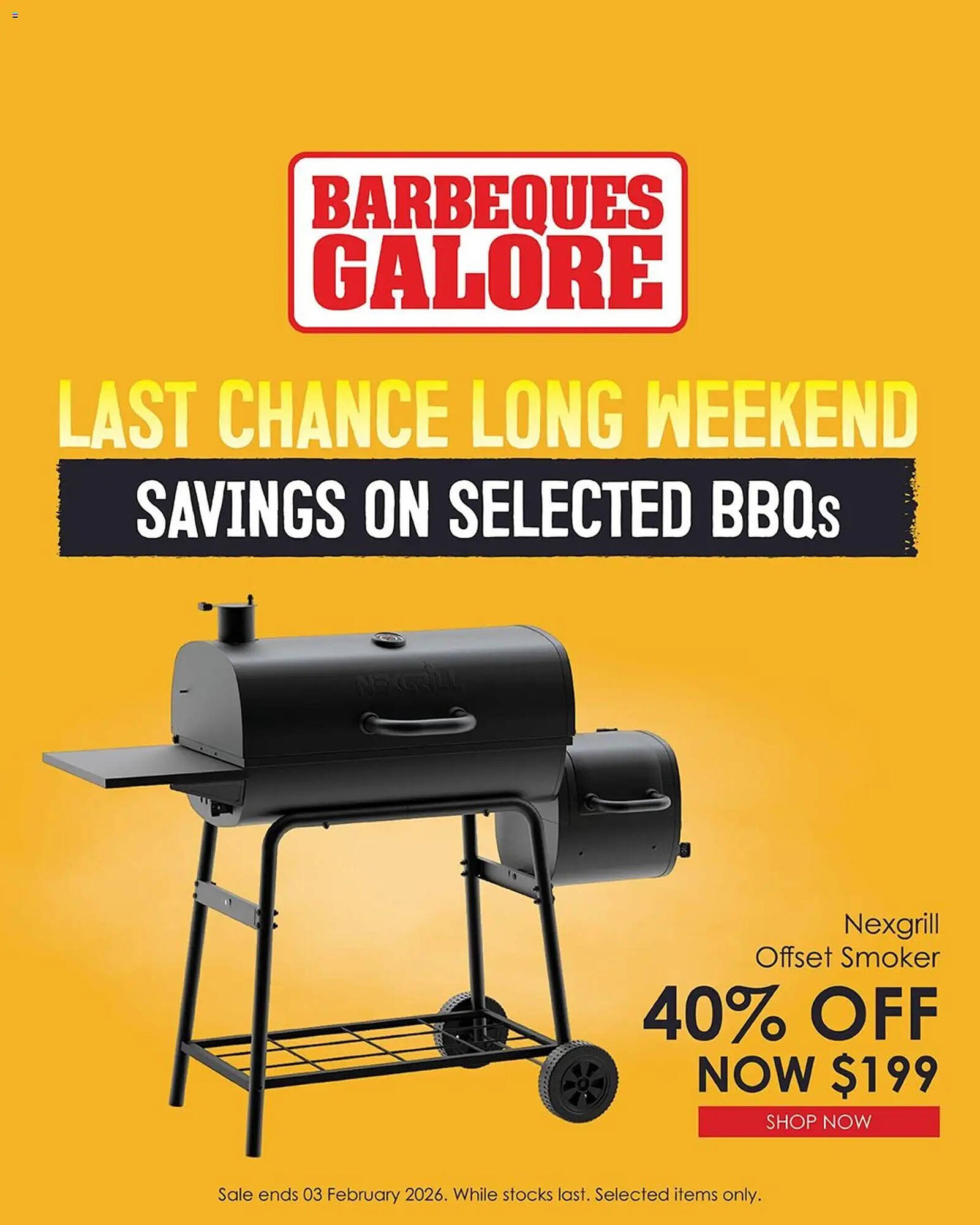 Barbeques Galore catalogue (2026-01-28 - 2026-02-03) | 3