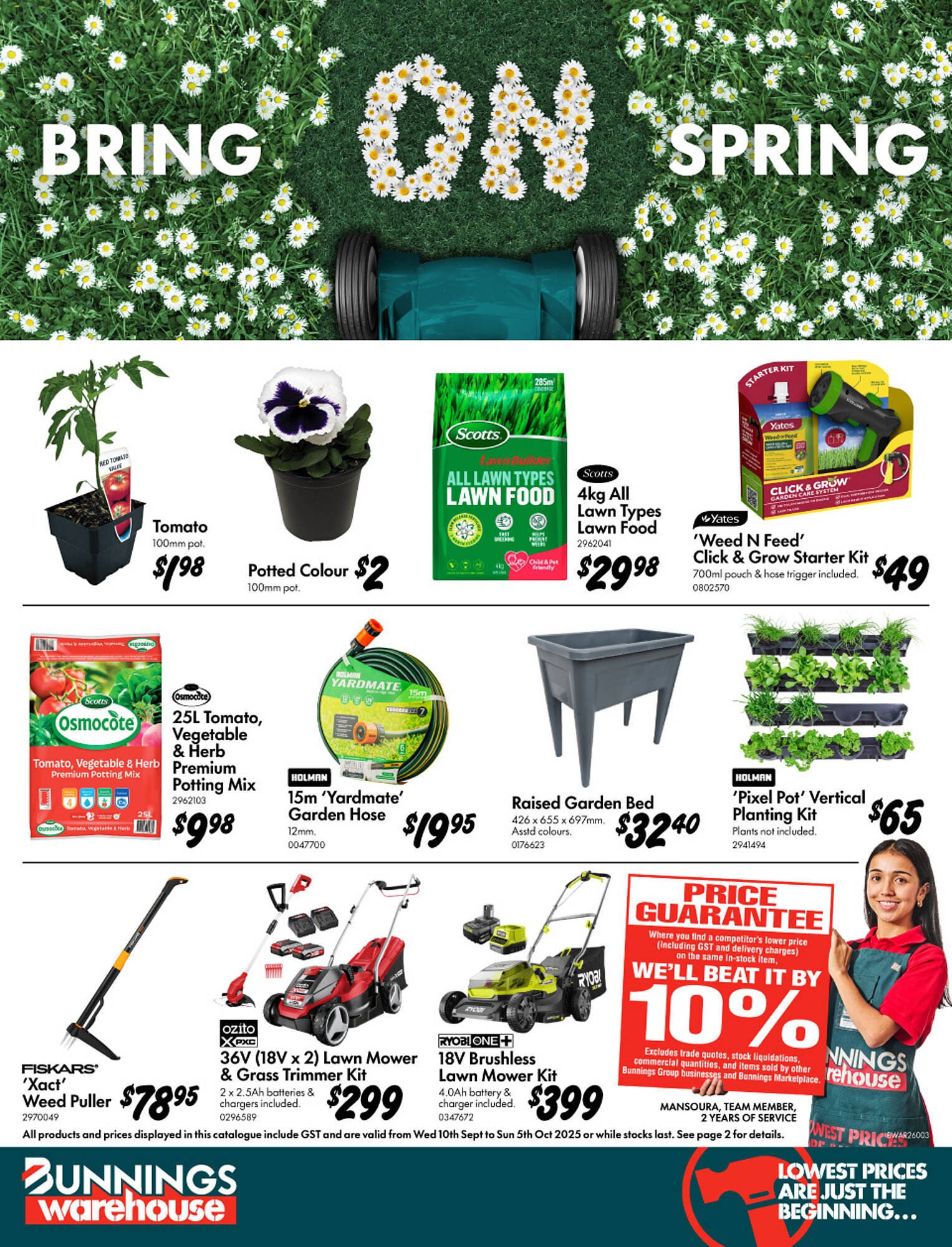 Bunnings catalogue (2025-09-10 - 2025-10-05) | 1