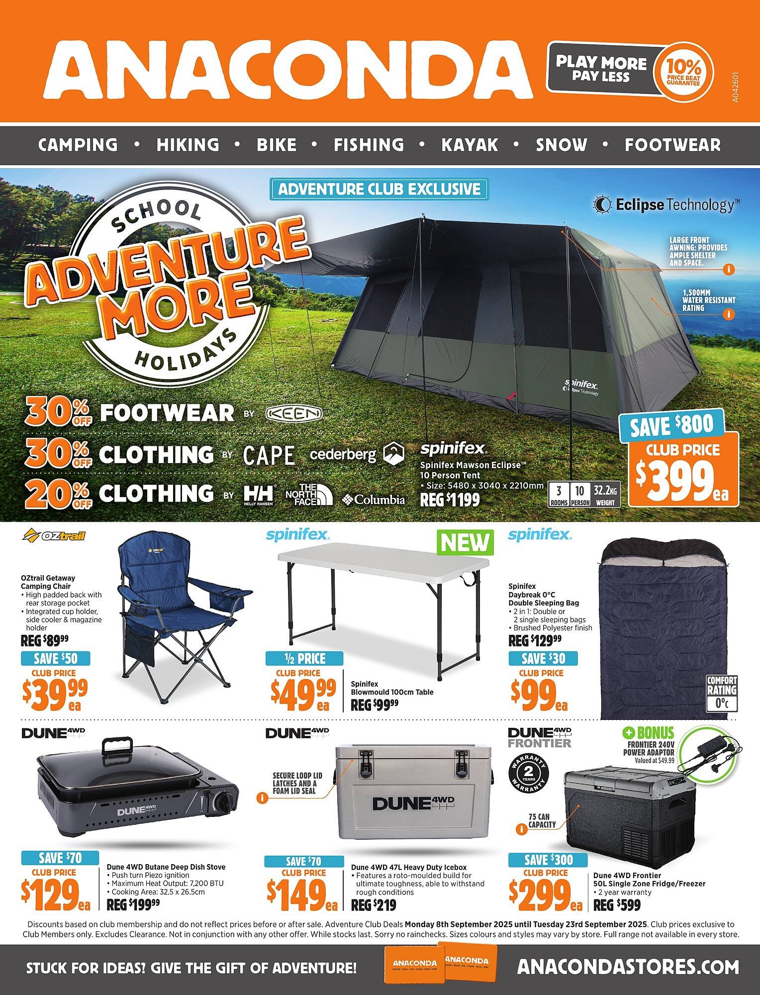 Anaconda catalogue (2025-09-08 - 2025-09-23) | 1