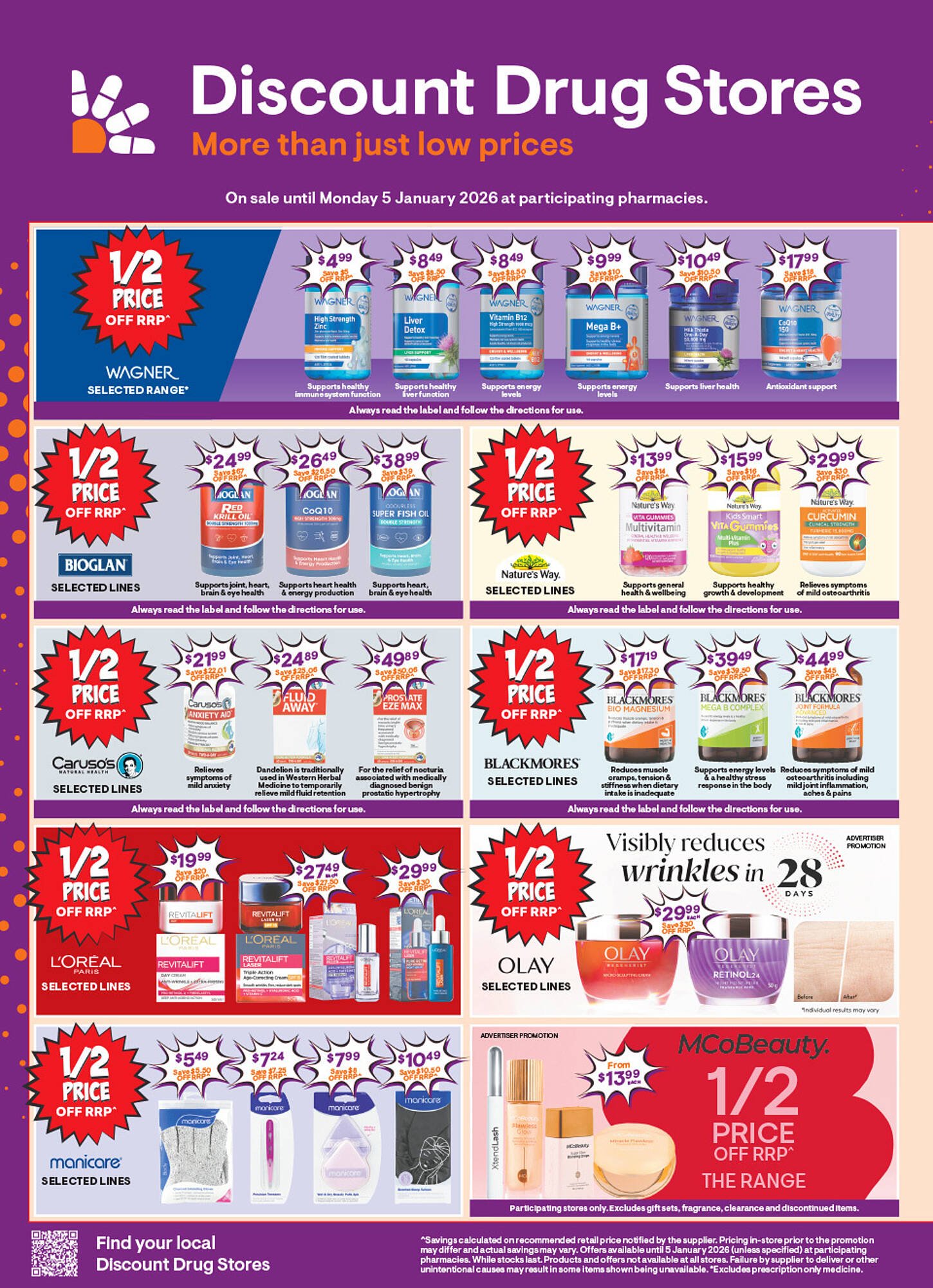 Discount Drug Stores catalogue (2025-12-25 - 2026-01-05) | 1