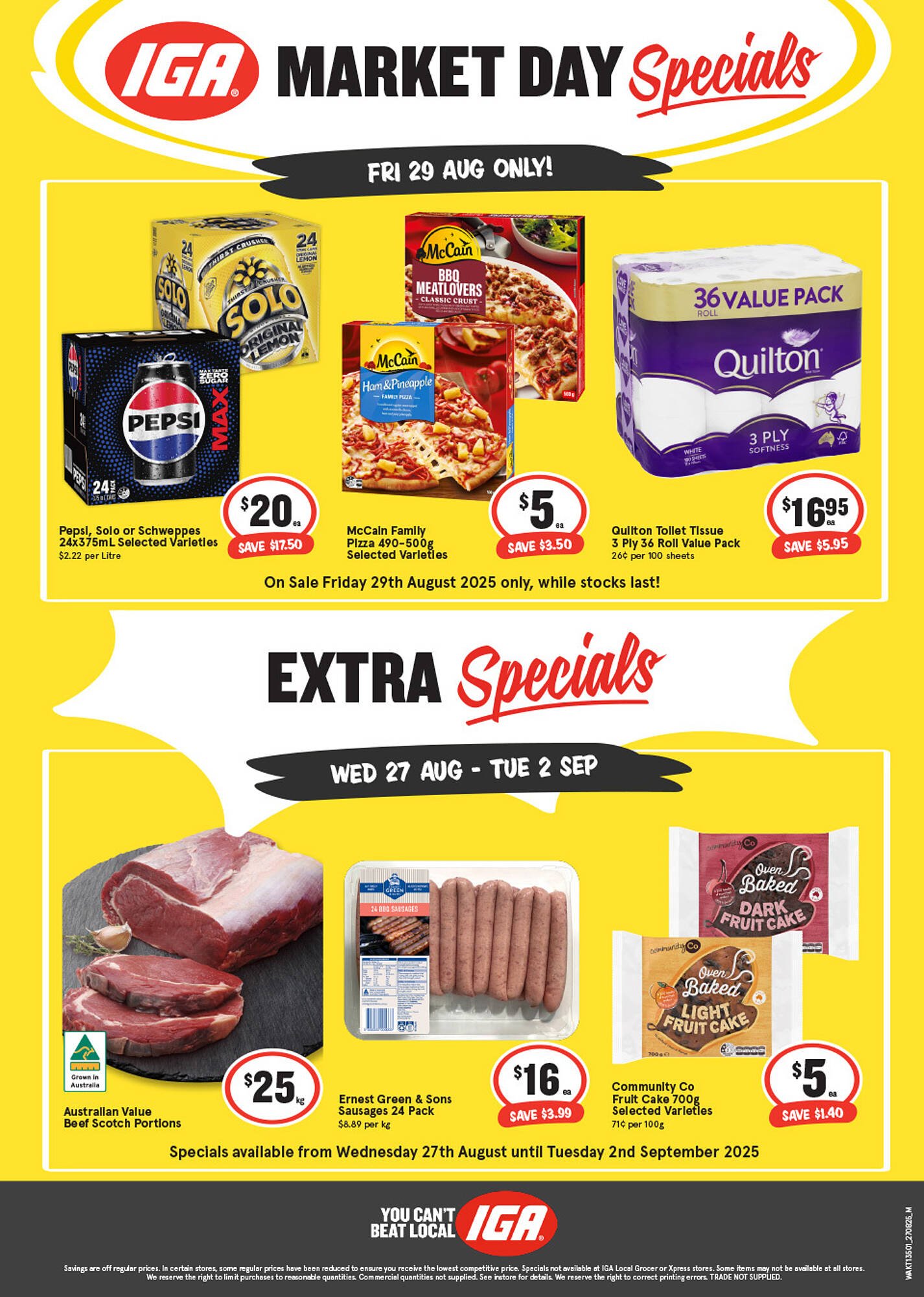 IGA catalogue (2025-08-27 - 2025-09-02) | 1