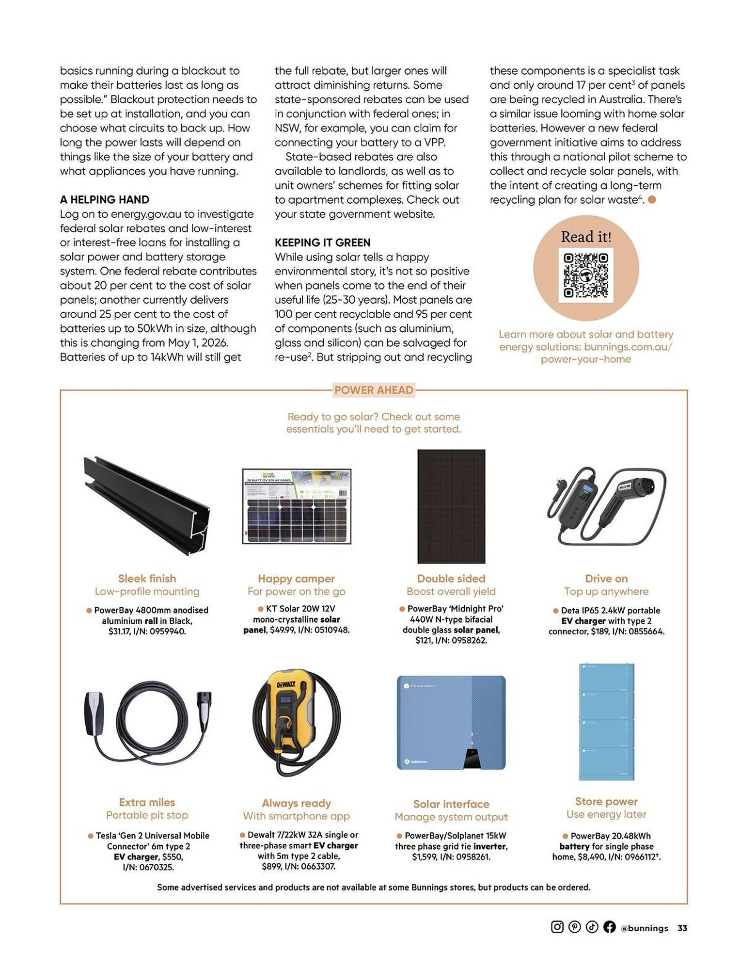 Bunnings catalogue (2026-04-01 - 2026-04-30) | 33