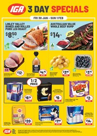 IGA catalogue (2026-01-30 - 2026-02-01)