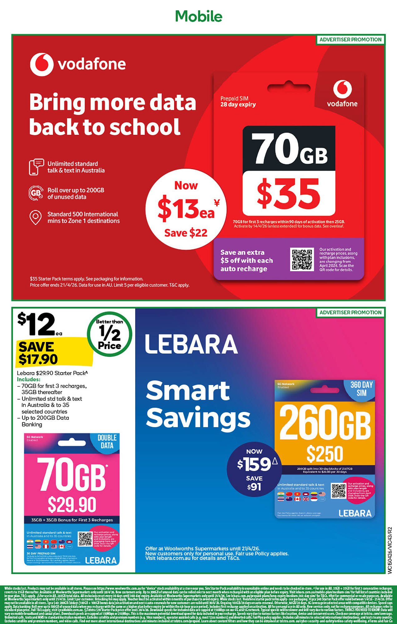 Woolworths catalogue (2026-04-15 - 2026-04-21) | 43