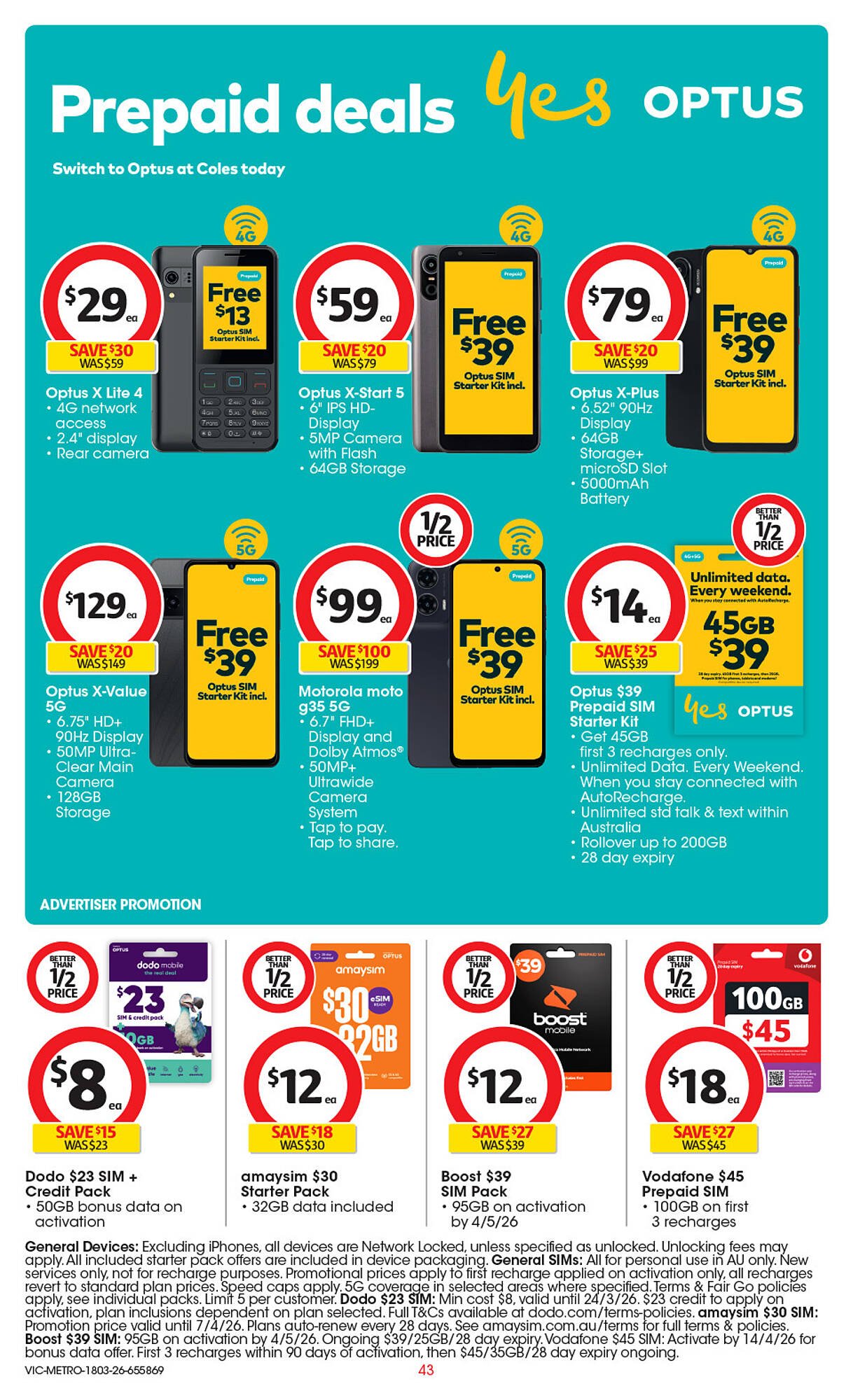 Coles catalogue (2026-03-18 - 2026-03-24) | 44