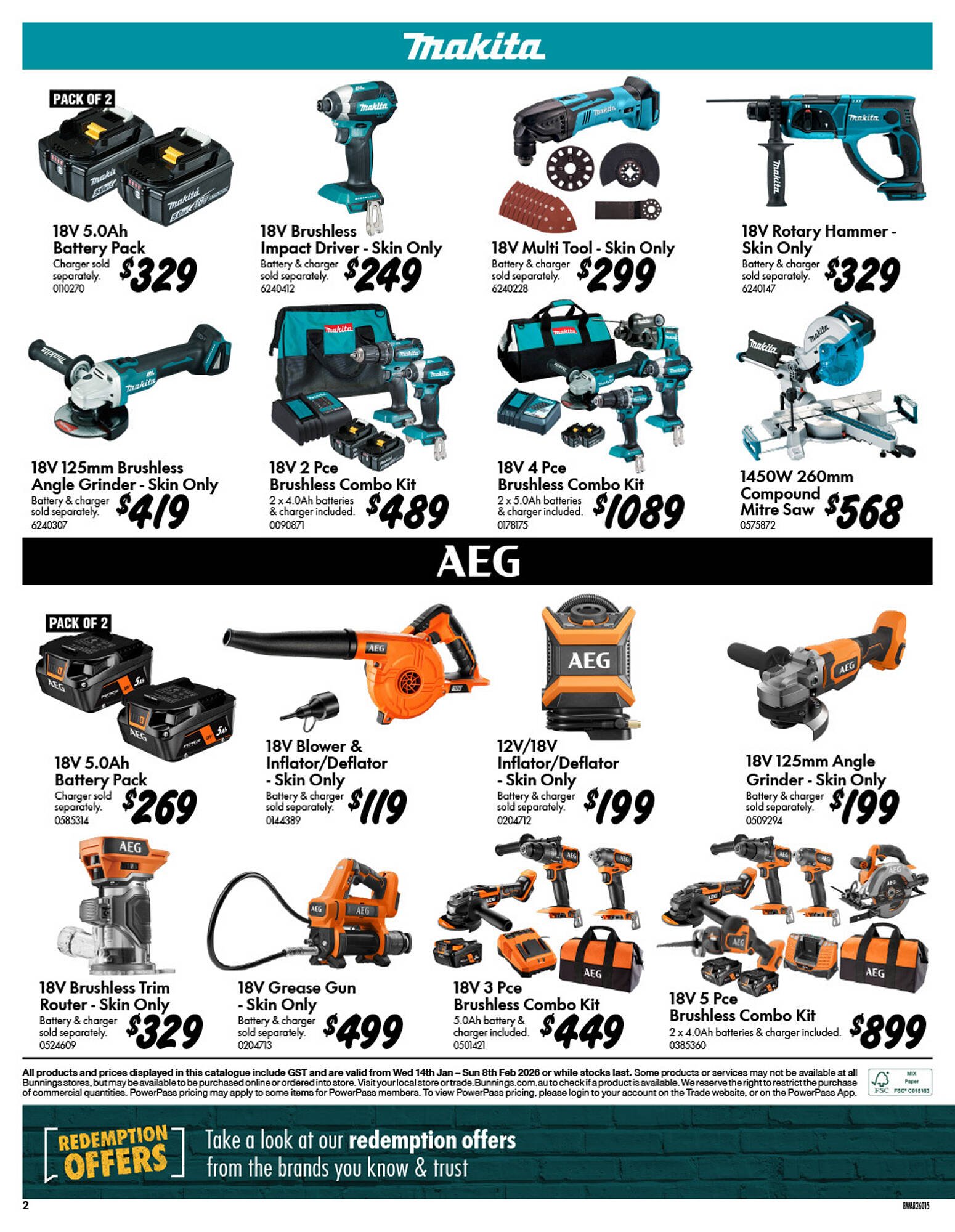 Bunnings catalogue (2026-01-14 - 2026-02-08) | 2