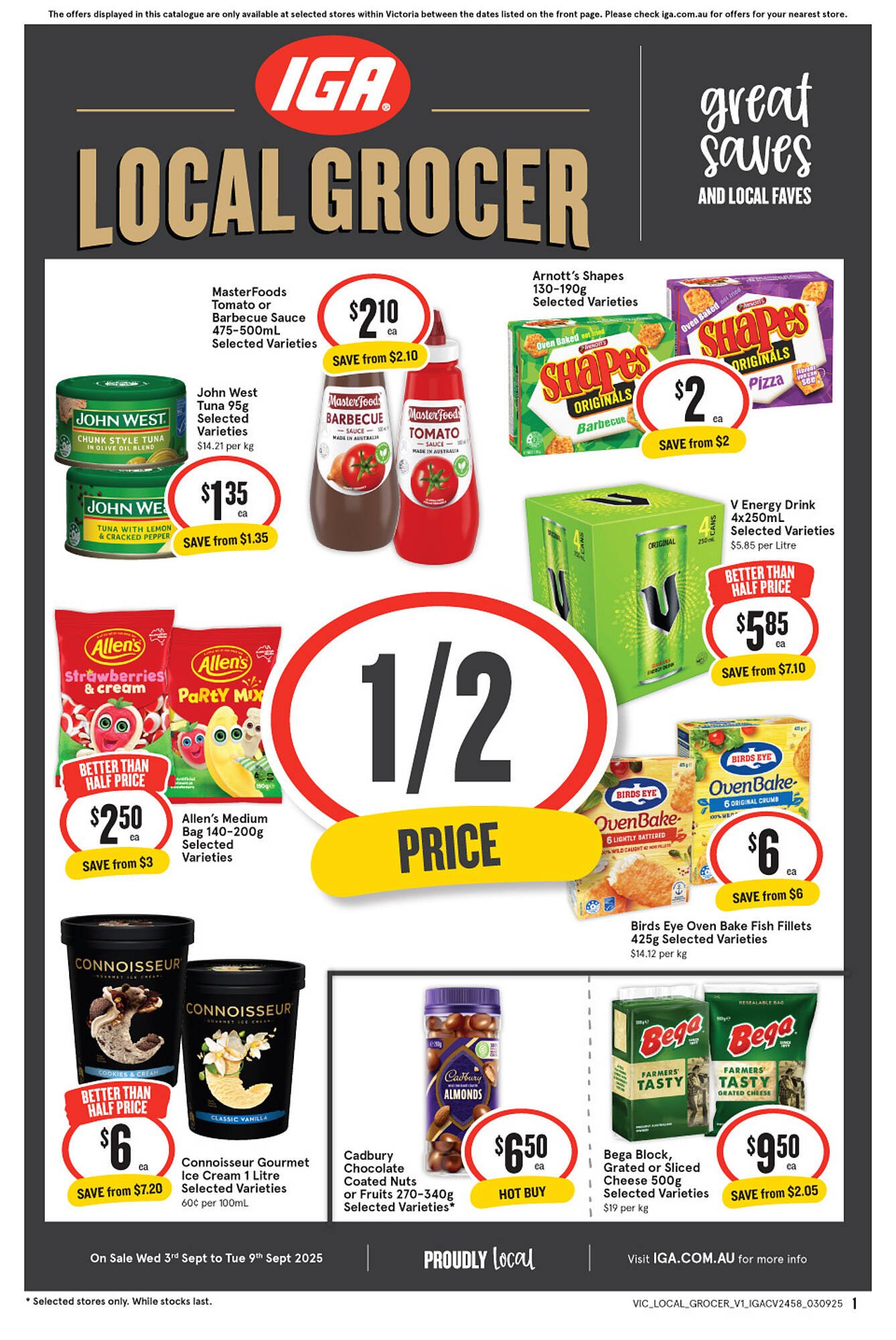 IGA catalogue (2025-09-03 - 2025-09-09) | 1