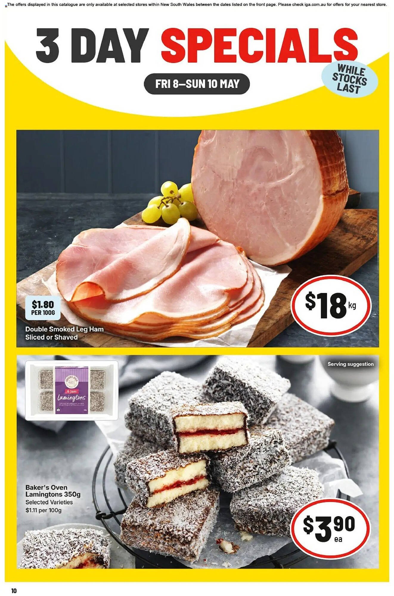 IGA catalogue (2026-05-08 - 2026-05-10) | 2