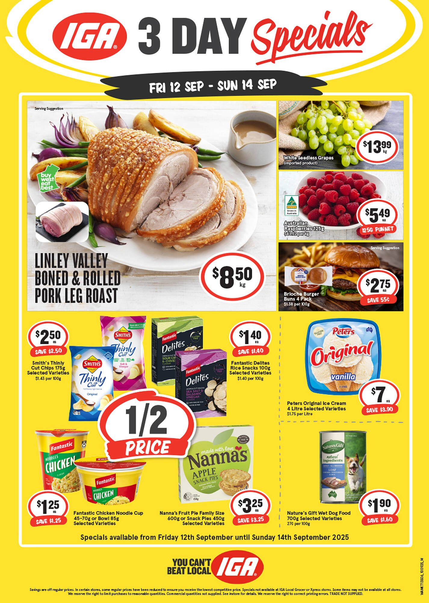 IGA catalogue (2025-09-12 - 2025-09-14) | 1