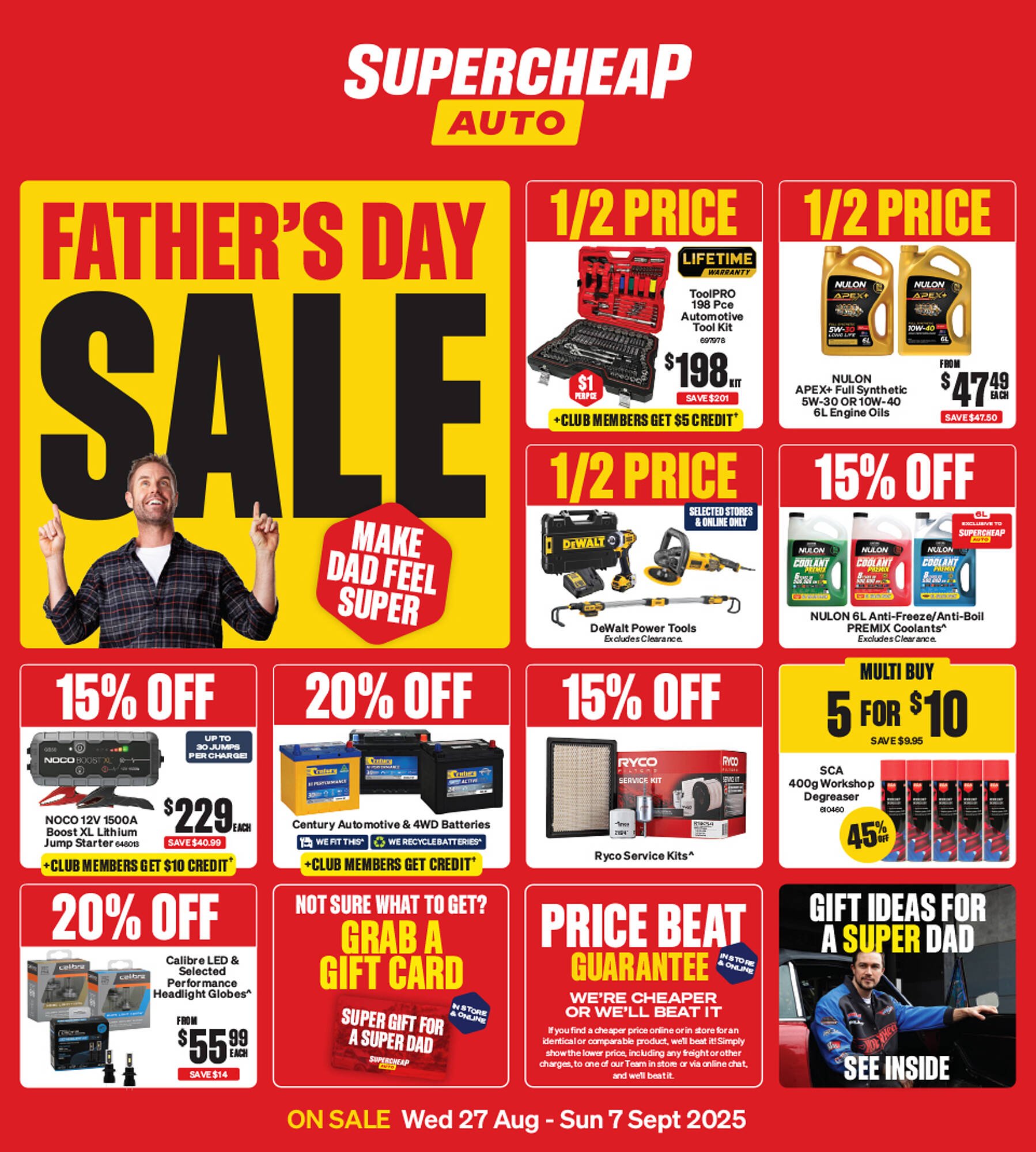 SuperCheap Auto catalogue (2025-08-27 - 2025-09-07) | 1