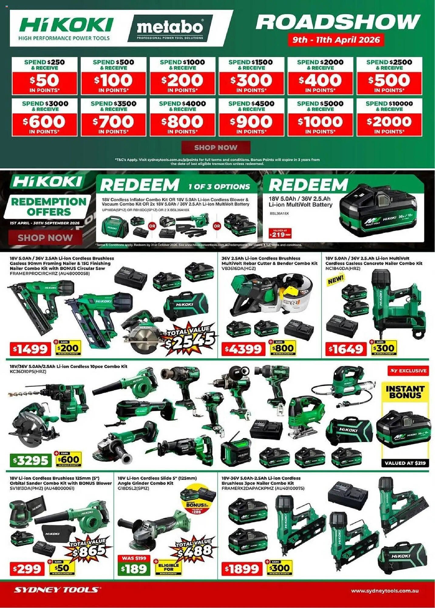 Sydney Tools catalogue (2026-04-08 - 2026-04-11) | 1