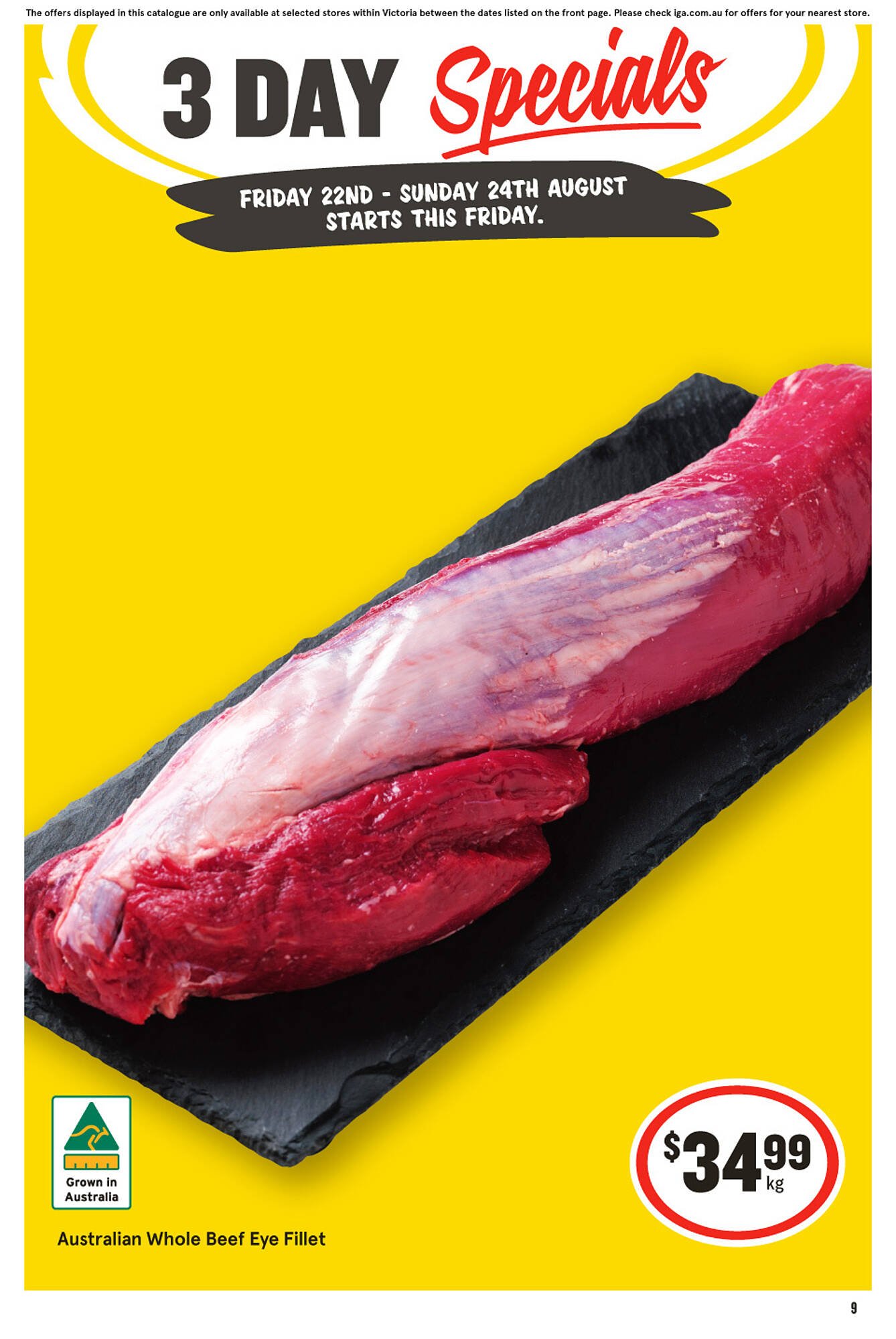 IGA catalogue (2025-08-22 - 2025-08-24) | 1