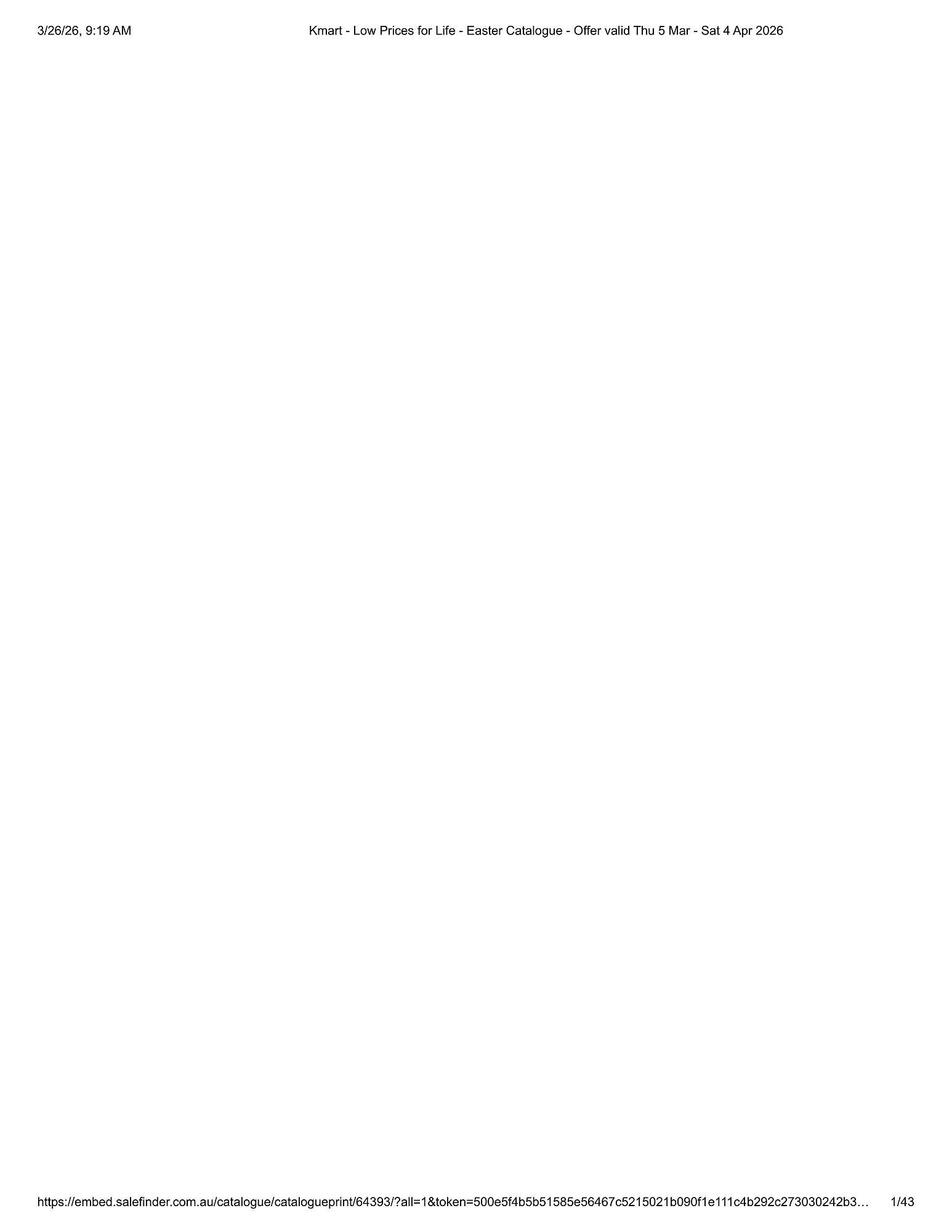 Kmart catalogue (2026-03-26 - 2026-04-04) | 1