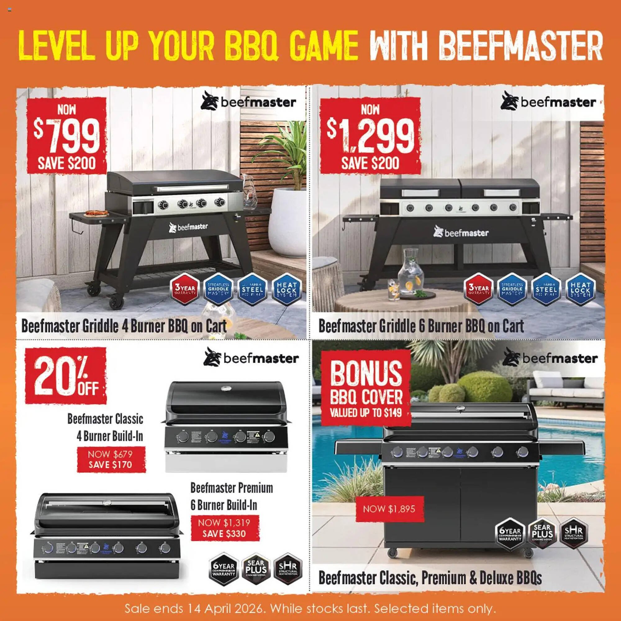 Barbeques Galore catalogue (2026-03-25 - 2026-04-14) | 3