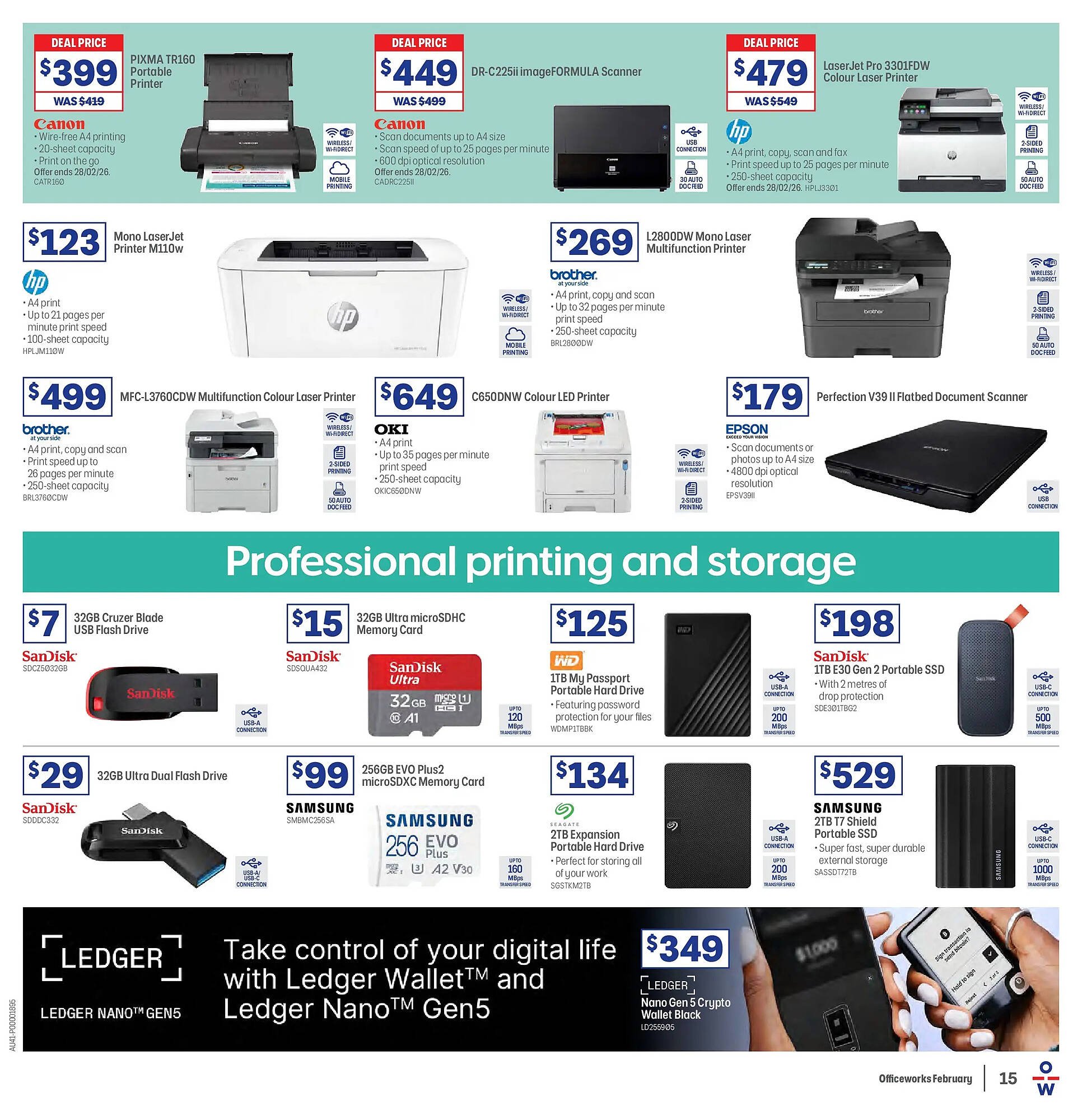 Officeworks catalogue (2026-02-16 - 2026-02-28) | 15