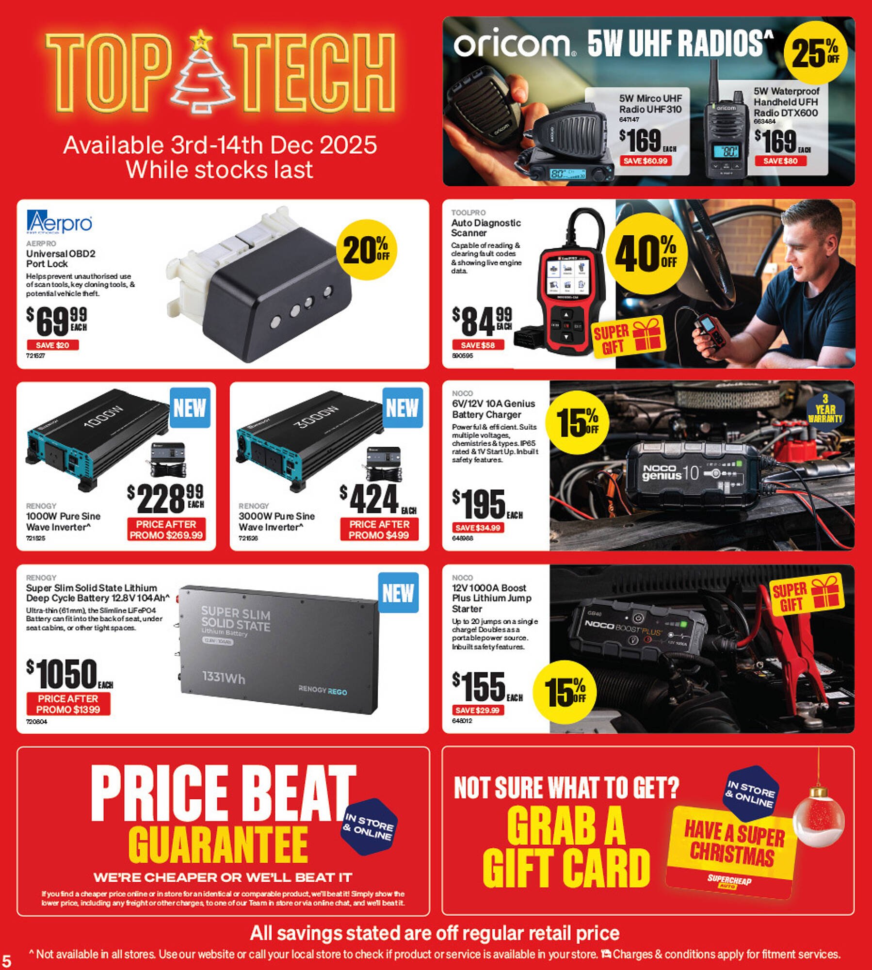 SuperCheap Auto catalogue (2025-12-03 - 2025-12-14) | 5