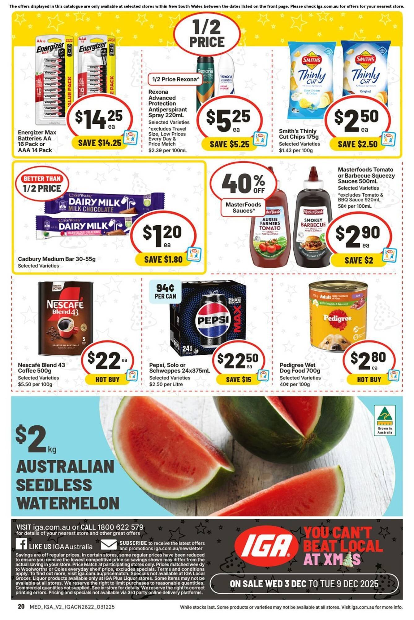 IGA catalogue (2025-12-03 - 2025-12-09) | 2