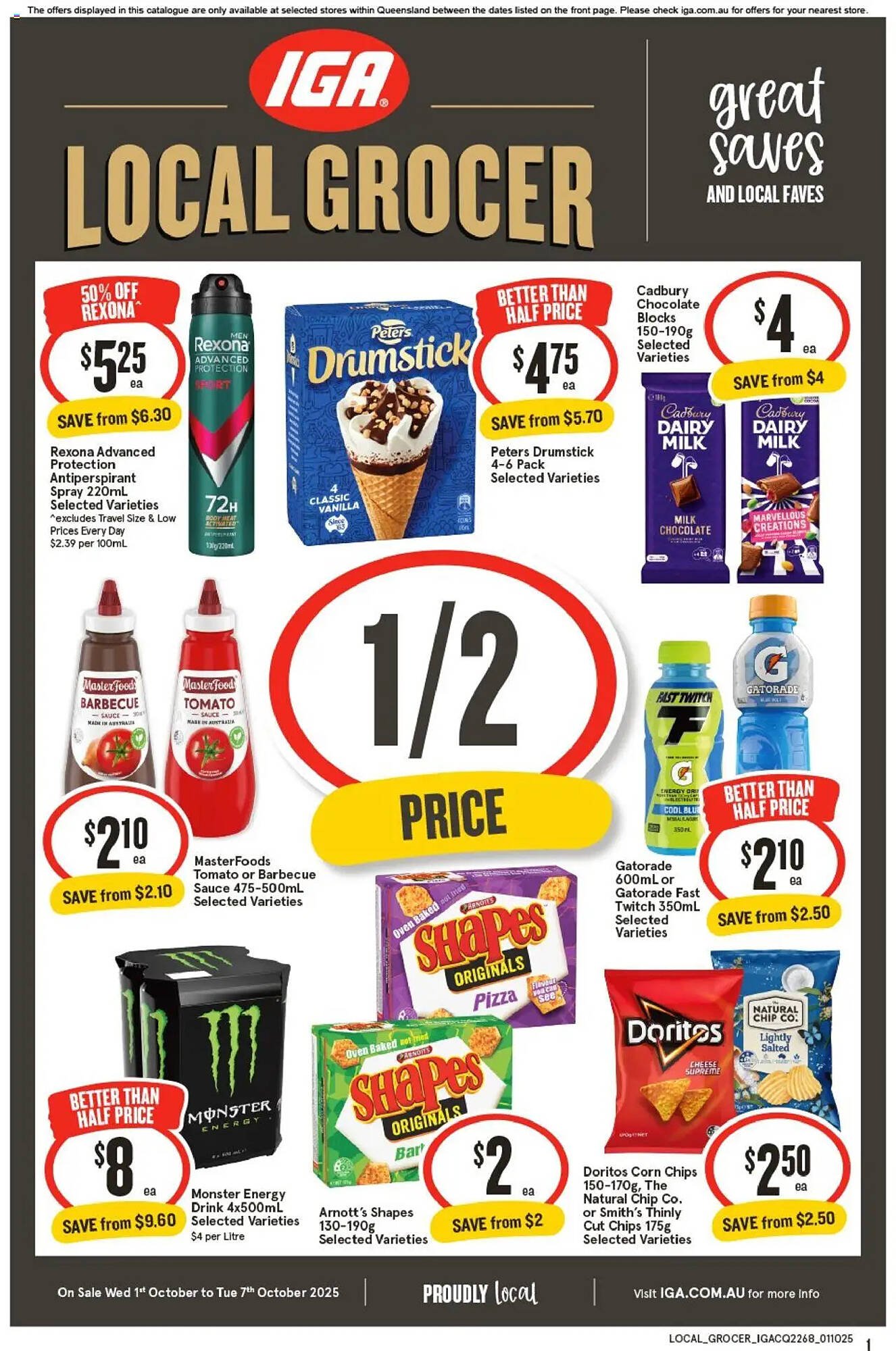 IGA catalogue (2025-10-01 - 2025-10-07) | 1