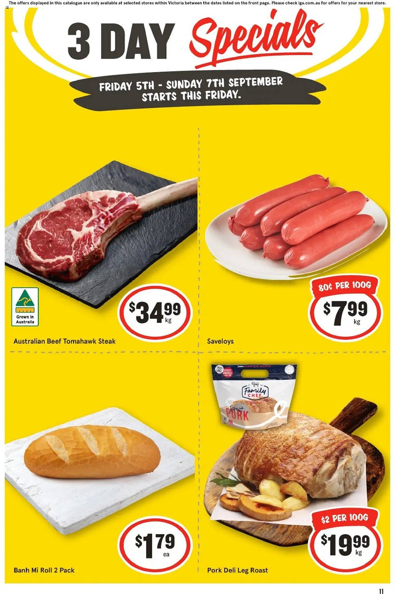 IGA catalogue (2025-09-05 - 2025-09-07) | 1