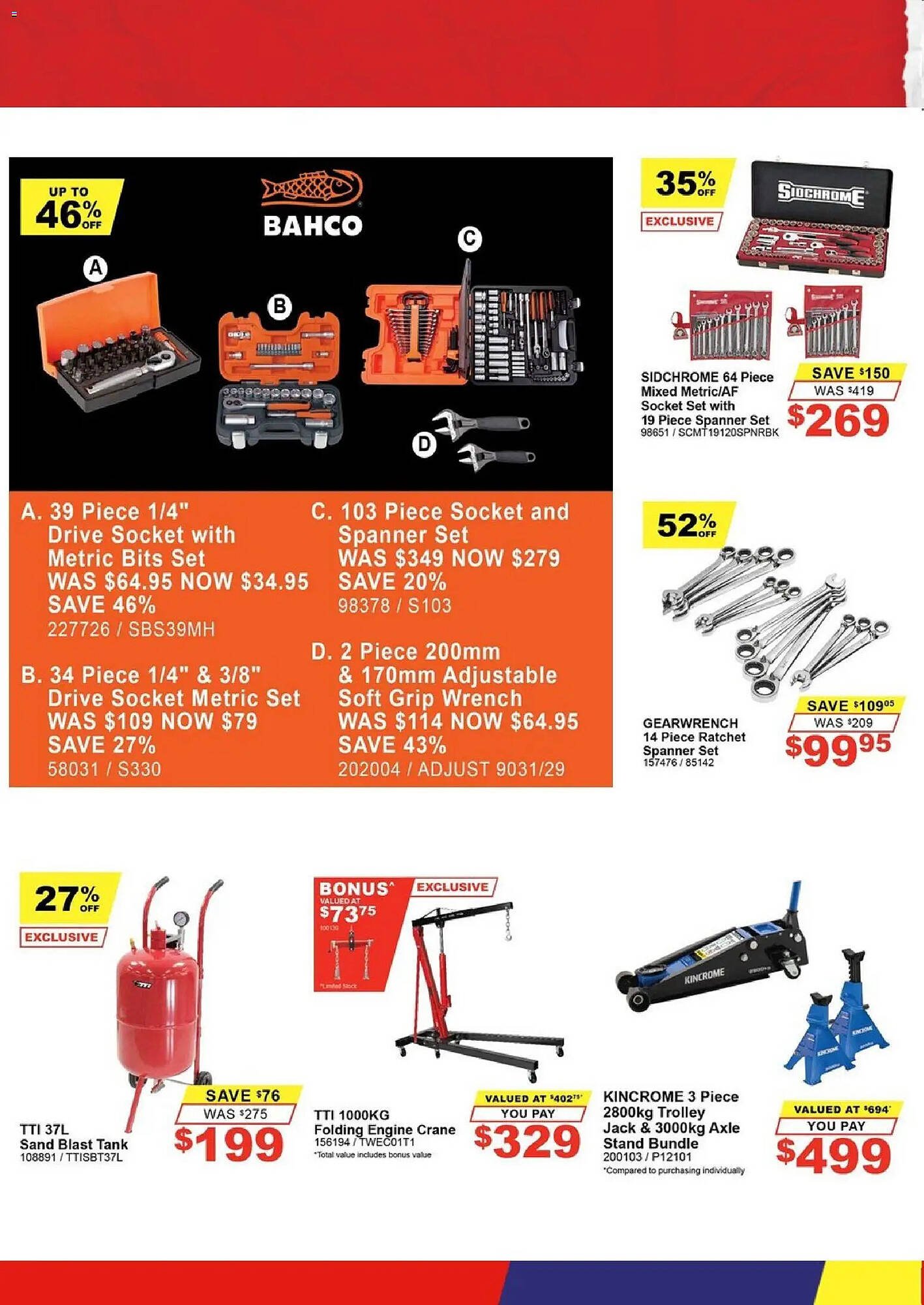 Total Tools catalogue (2026-05-12 - 2026-06-30) | 14
