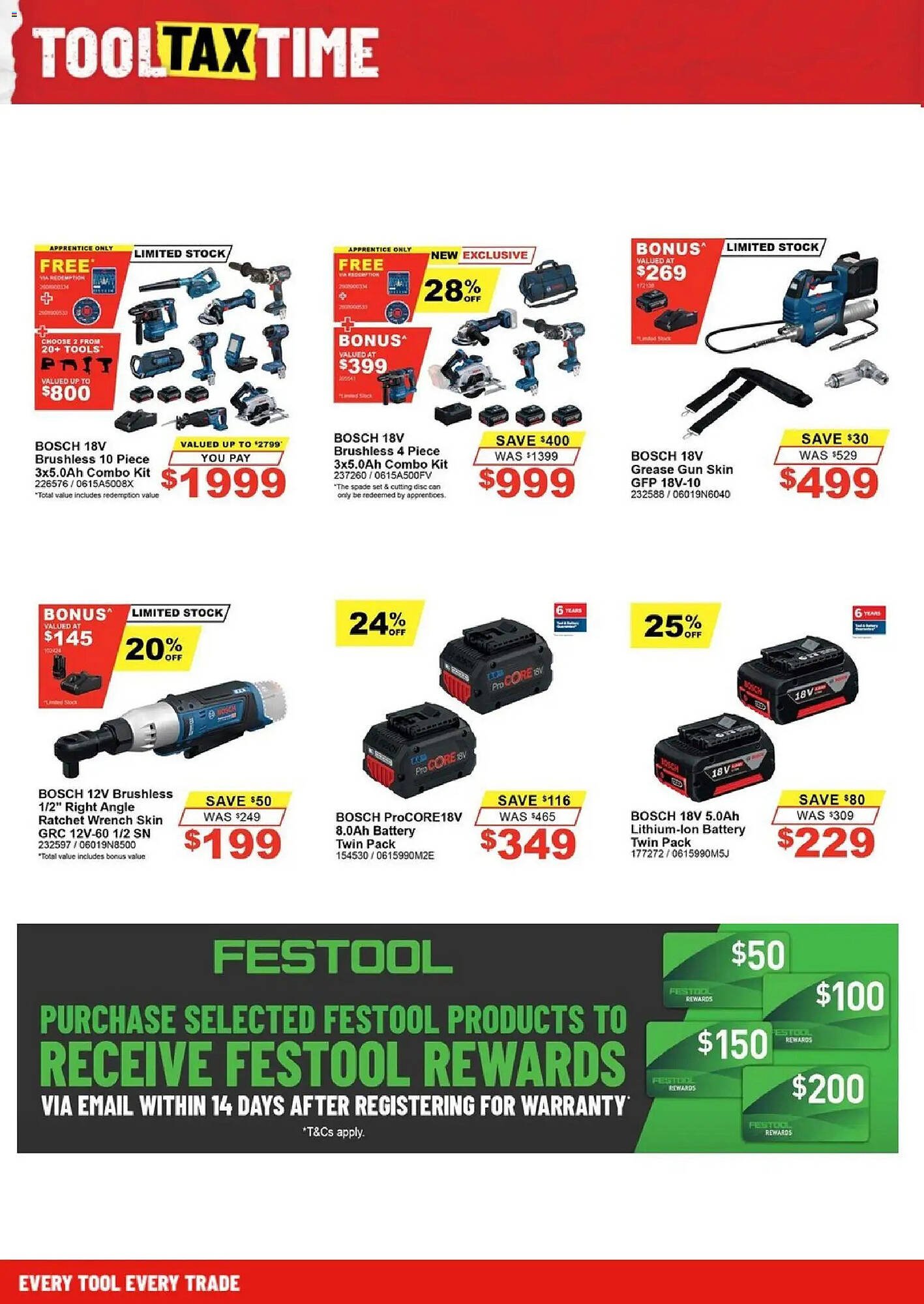 Total Tools catalogue (2026-05-12 - 2026-06-30) | 8